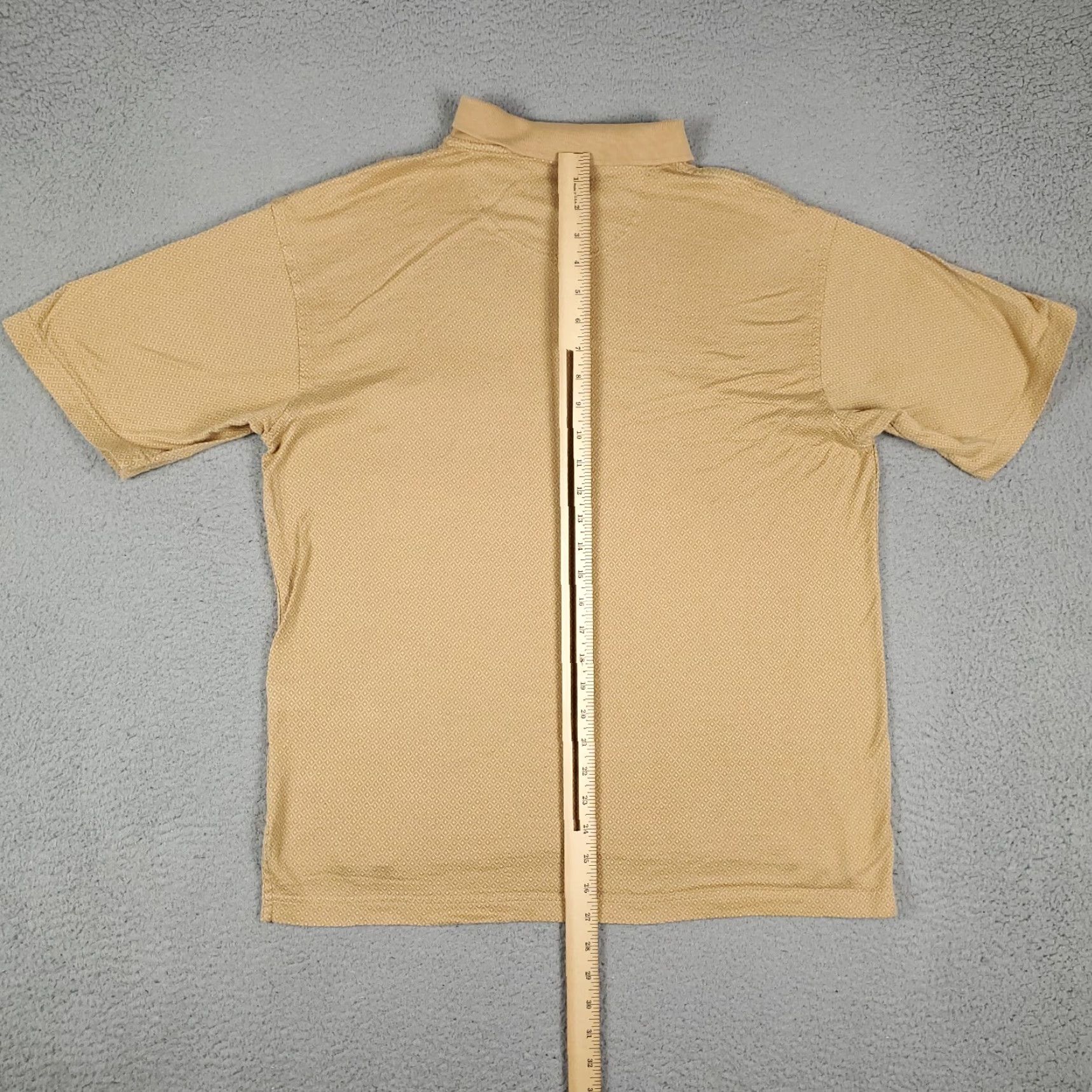 Cremieux VINTAGE Daniel Cremieux Beige Geometric Pocket Casual Mens Polo Shirt M Size US M / EU 48-50 / 2 - 5 Thumbnail