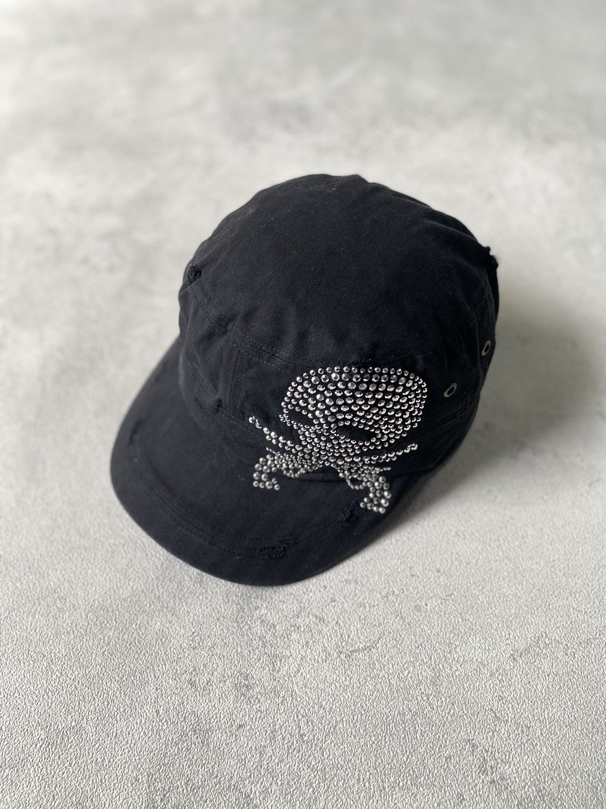 If Six Was Nine × Japanese Brand × Le Grande Bleu (L.G.B.) studded skull cadet patrol cap Size ONE SIZE - 2 Thumbnail