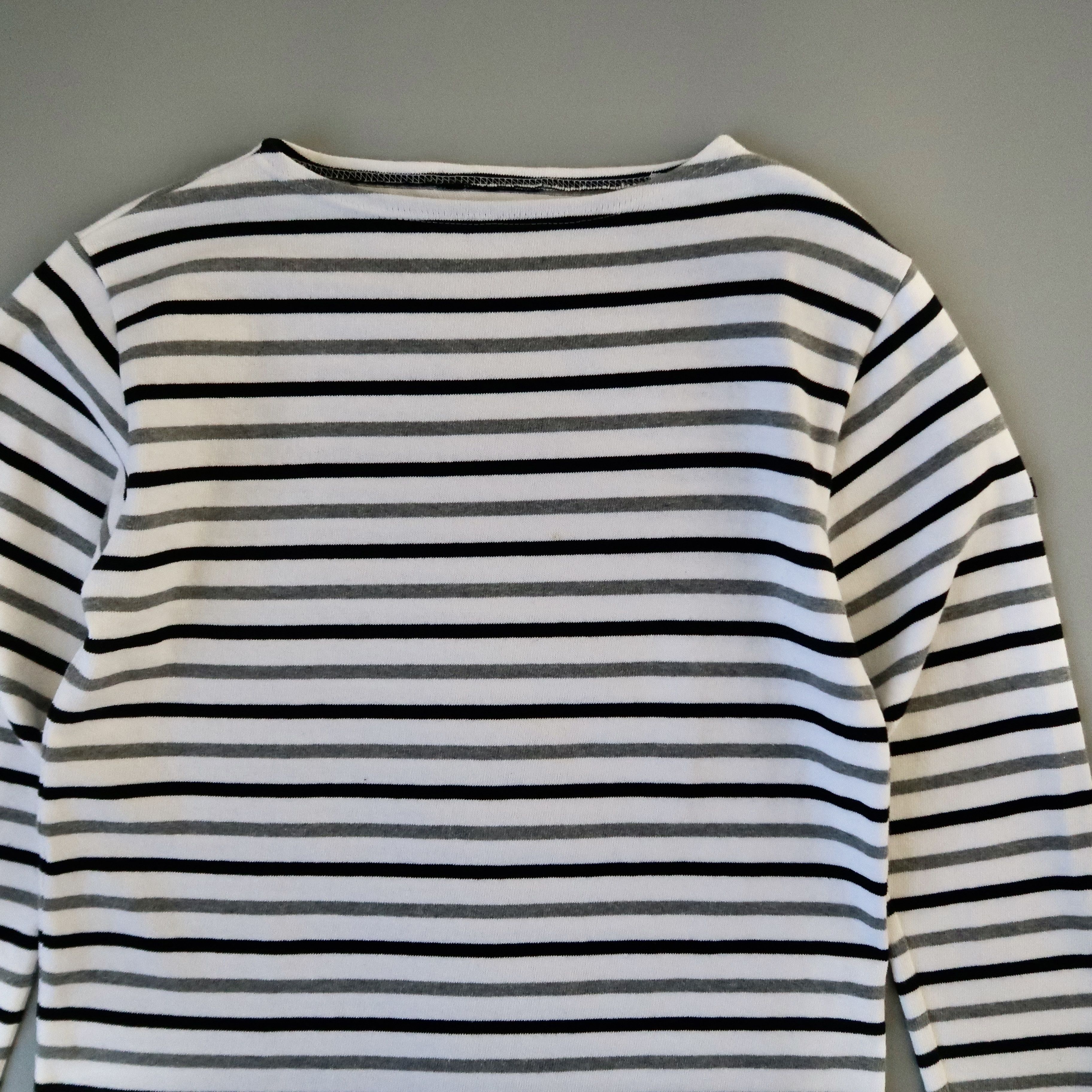 Saint James Tagless, SAINT JAMES heavyweight cotton striped breton shirt Size US S / EU 44-46 / 1 - 4 Thumbnail