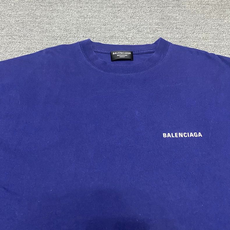 Balenciaga Balenciaga Logo Short Sleeve Size US L / EU 52-54 / 3 - 4 Thumbnail