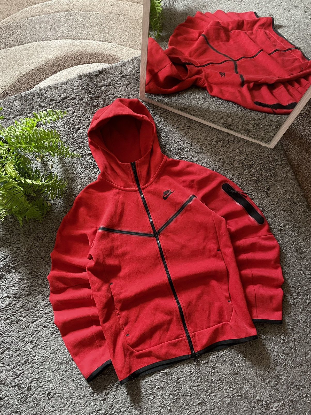 Nike × Vintage Nike Tech-Fleece Zip Hoodie Streetwear Logo Swoosh Rare Size US S / EU 44-46 / 1 - 2 Thumbnail