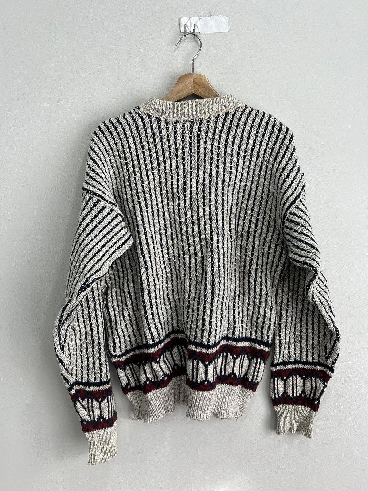 Vintage Vintage 90s Knit Sweater grey Size US M / EU 48-50 / 2 - 2 Thumbnail