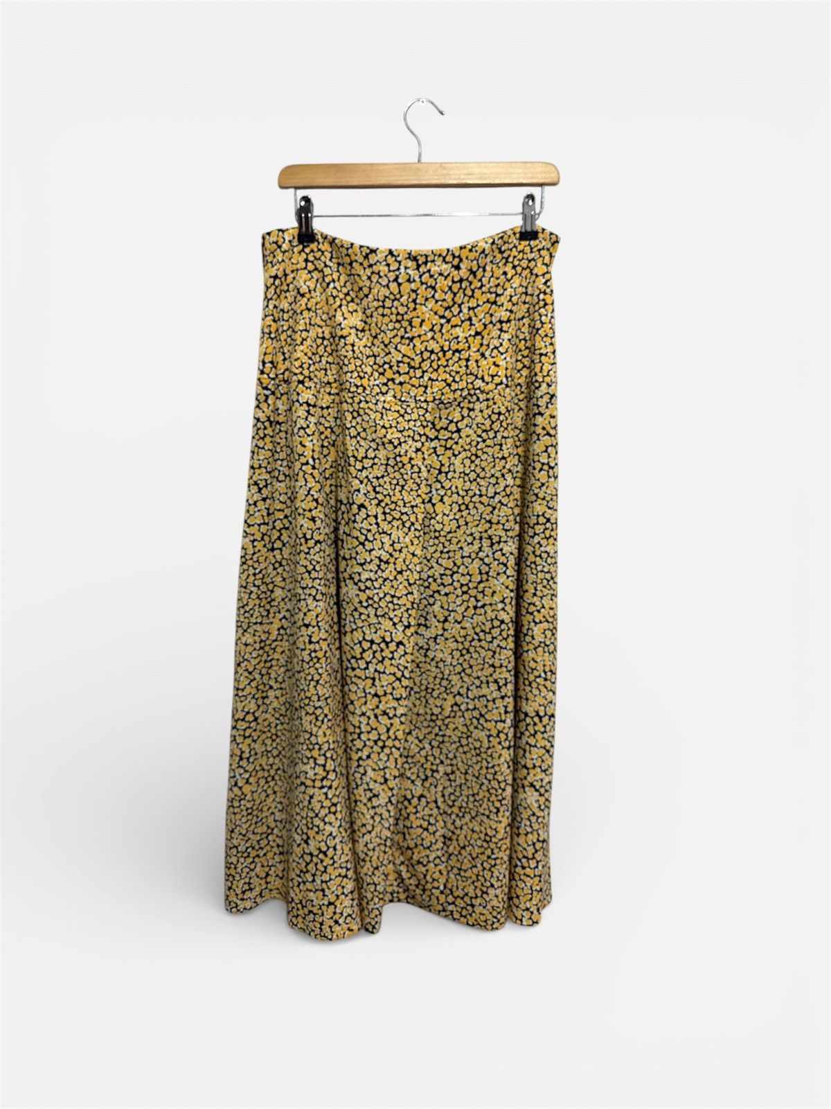 ME+EM ME+EM A-Line Maxi Skirt Size UK 12 US 8 Yellow Black Size 30" / US 8 / IT 44 - 1 Thumbnail