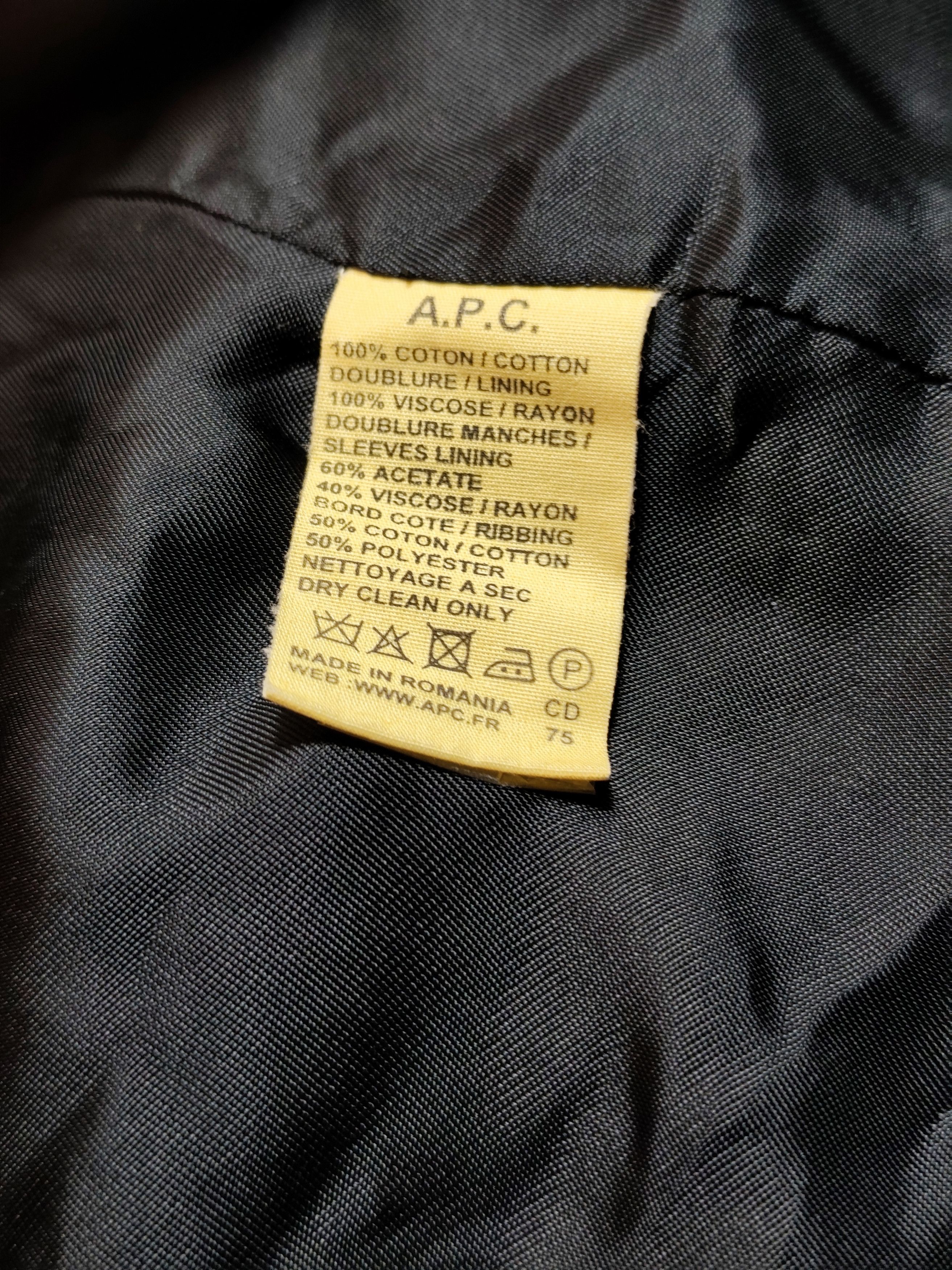 A.P.C. × Japanese Brand APC black classic raglan sleeves flap pocket bomber jacket Size US XS / EU 42 / 0 - 5 Thumbnail