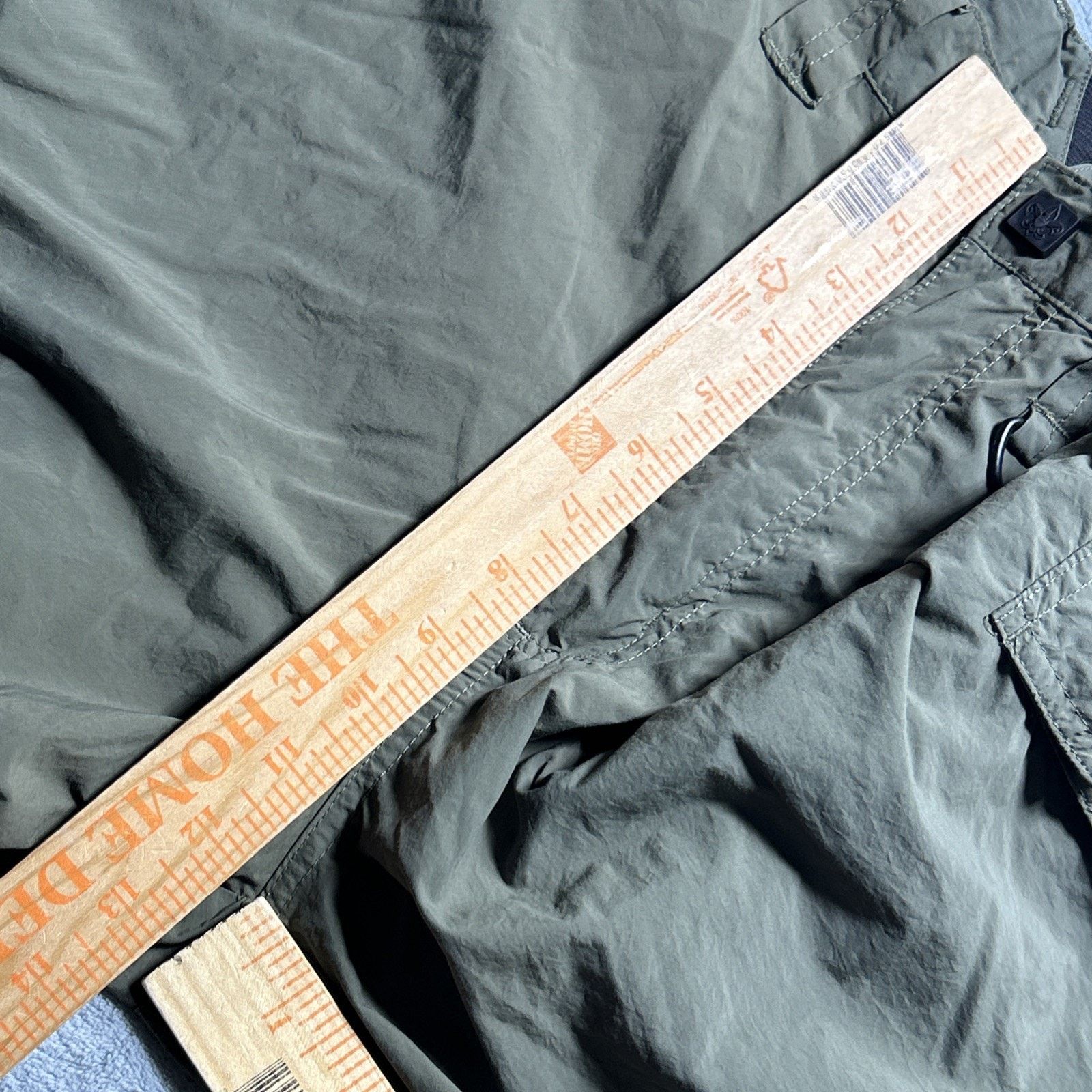 Wrangler BSA Baggy Cargo Shorts Mens Medium 35x11 Boy Scouts America Size US 35 - 10 Thumbnail