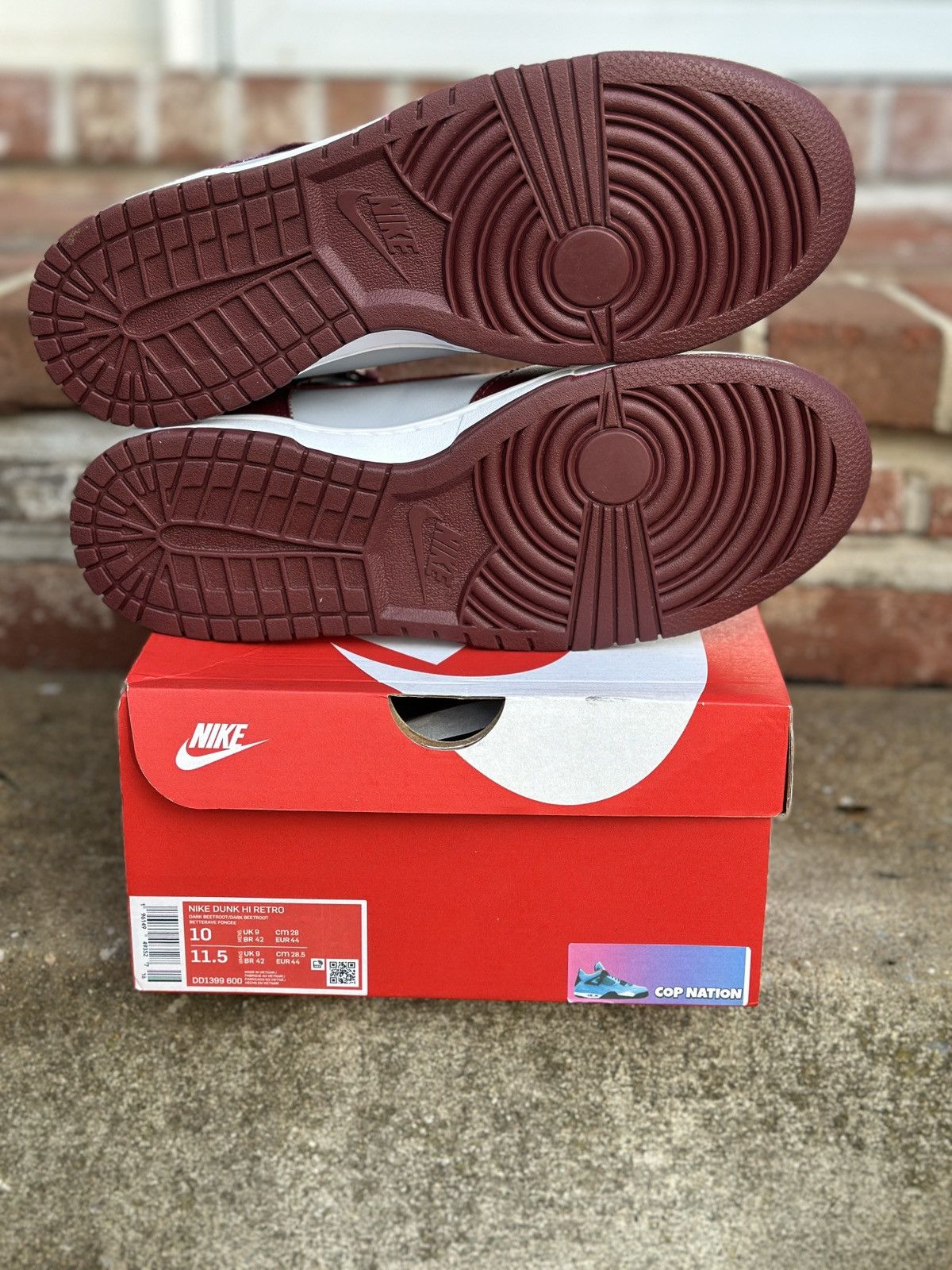 Nike Nike Dunk High Beetroot (10M) Size US 10 / EU 43 - 5 Thumbnail