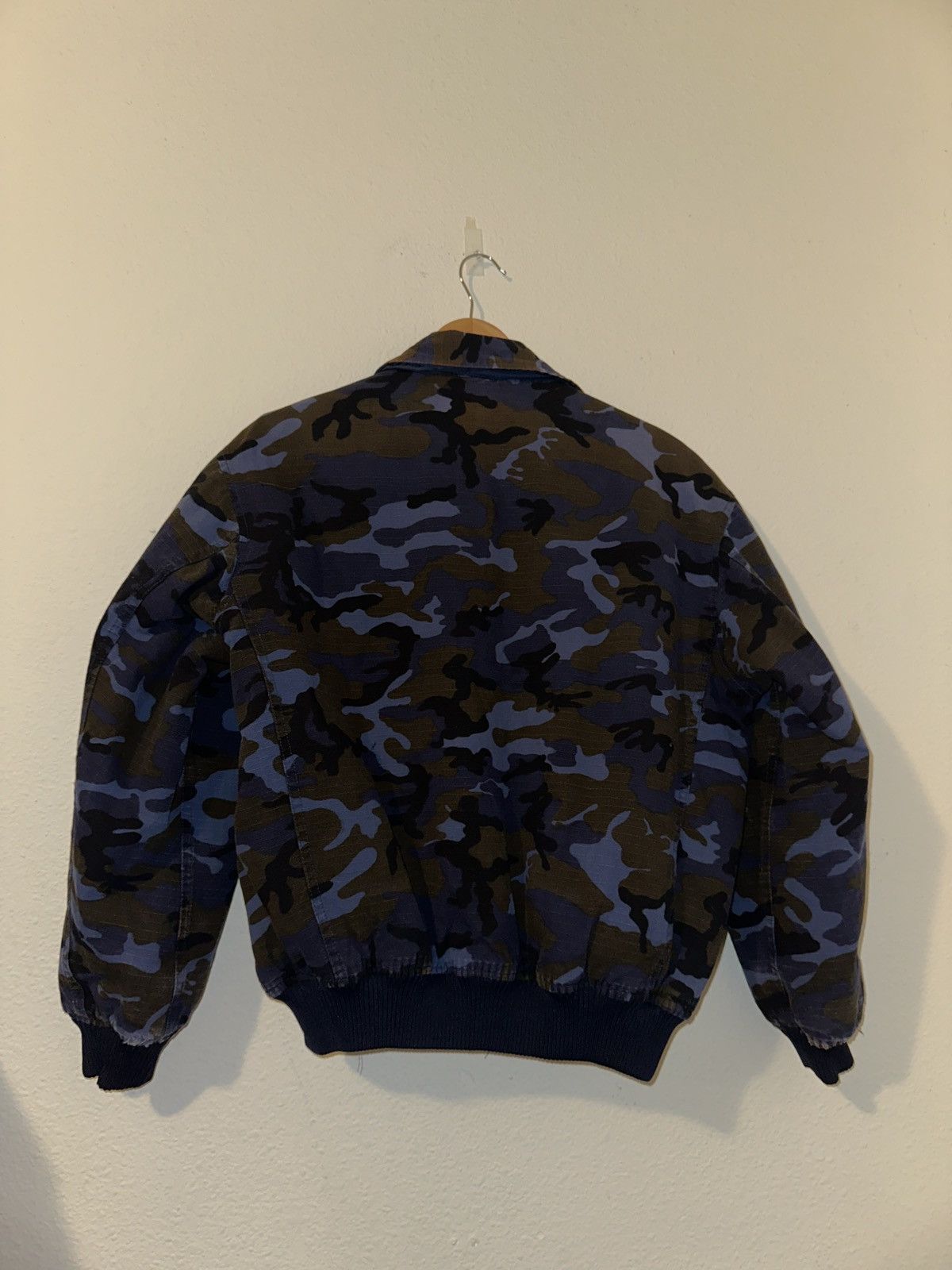 Vintage Vintage Blue Camo Jacket Size US S / EU 44-46 / 1 - 2 Thumbnail