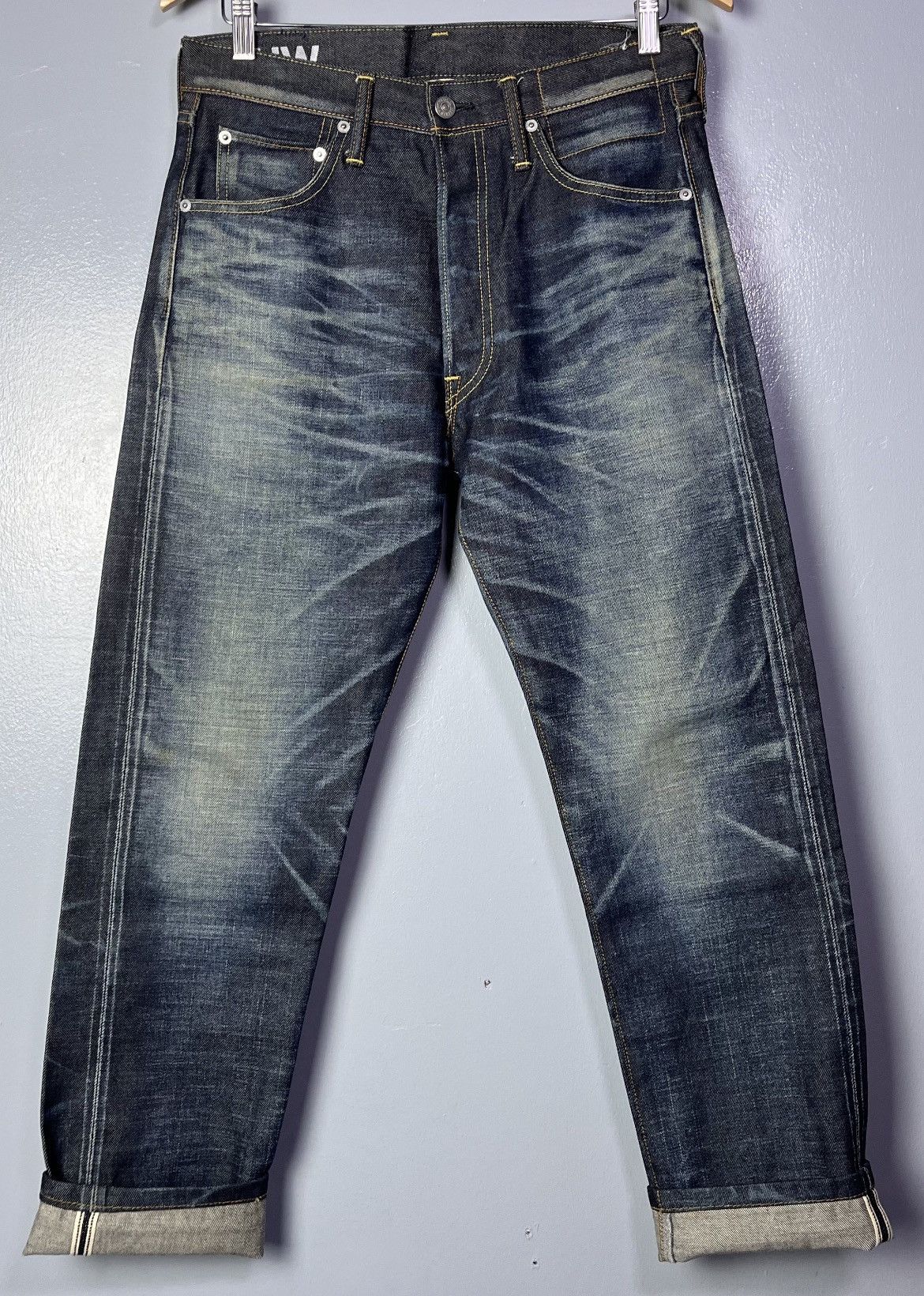 VISVIM FLUXUS 01NW SELVEDGE DENIM PANTS
