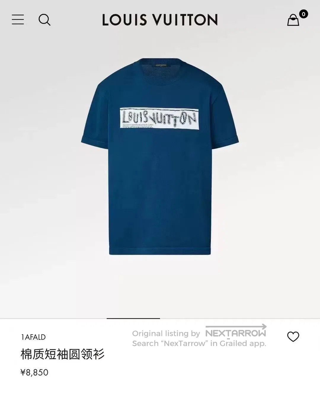Louis Vuitton Louis Vuitton Blue Water Drop Knit Tee. Size US M / EU 48-50 / 2 - 5 Thumbnail