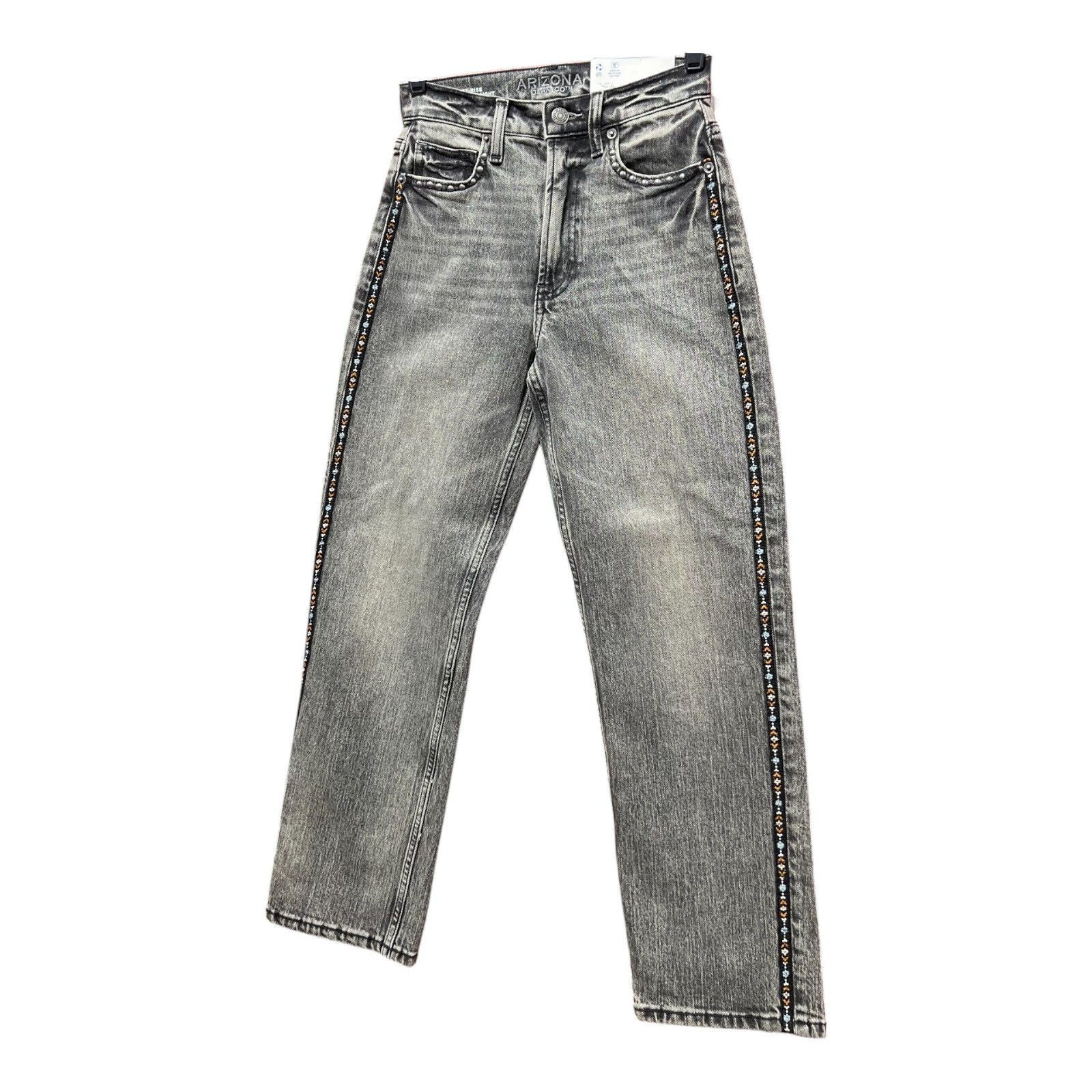 Arizona Jean Co. Arizona - Juniors Women's Vintage Highest Rise Straight Leg Size 25" / US 0 / IT 36 - 18 Thumbnail