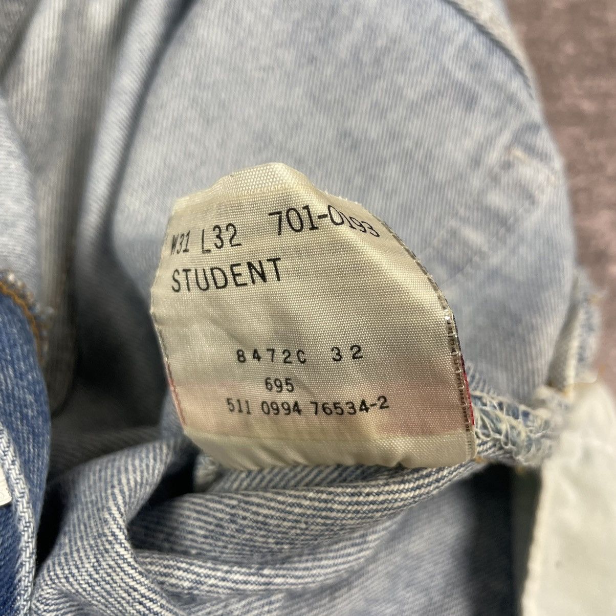 Levi's Vintage Clothing Vintage 90’s Levi’s Students 👨‍🎓Cotton Jeans 👖🇺🇸 Size US 31 - 13 Thumbnail