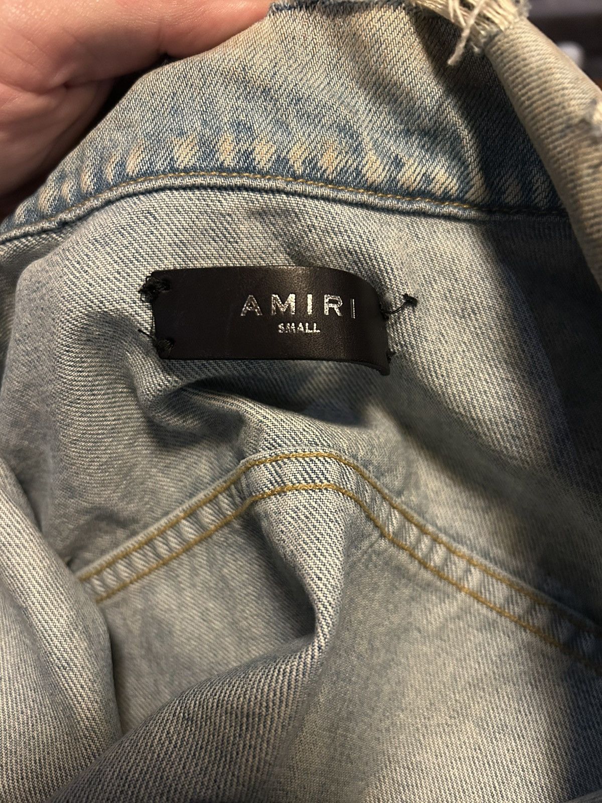 Amiri AMIRI Jimi Hendrix Denim Trucker Jacket Size US S / EU 44-46 / 1 - 3 Thumbnail