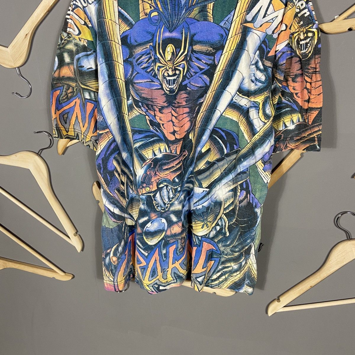 Marvel Comics Vintage 90s Araknis Comics Mosquitohead AOP T-shirt Size US L / EU 52-54 / 3 - 8 Thumbnail