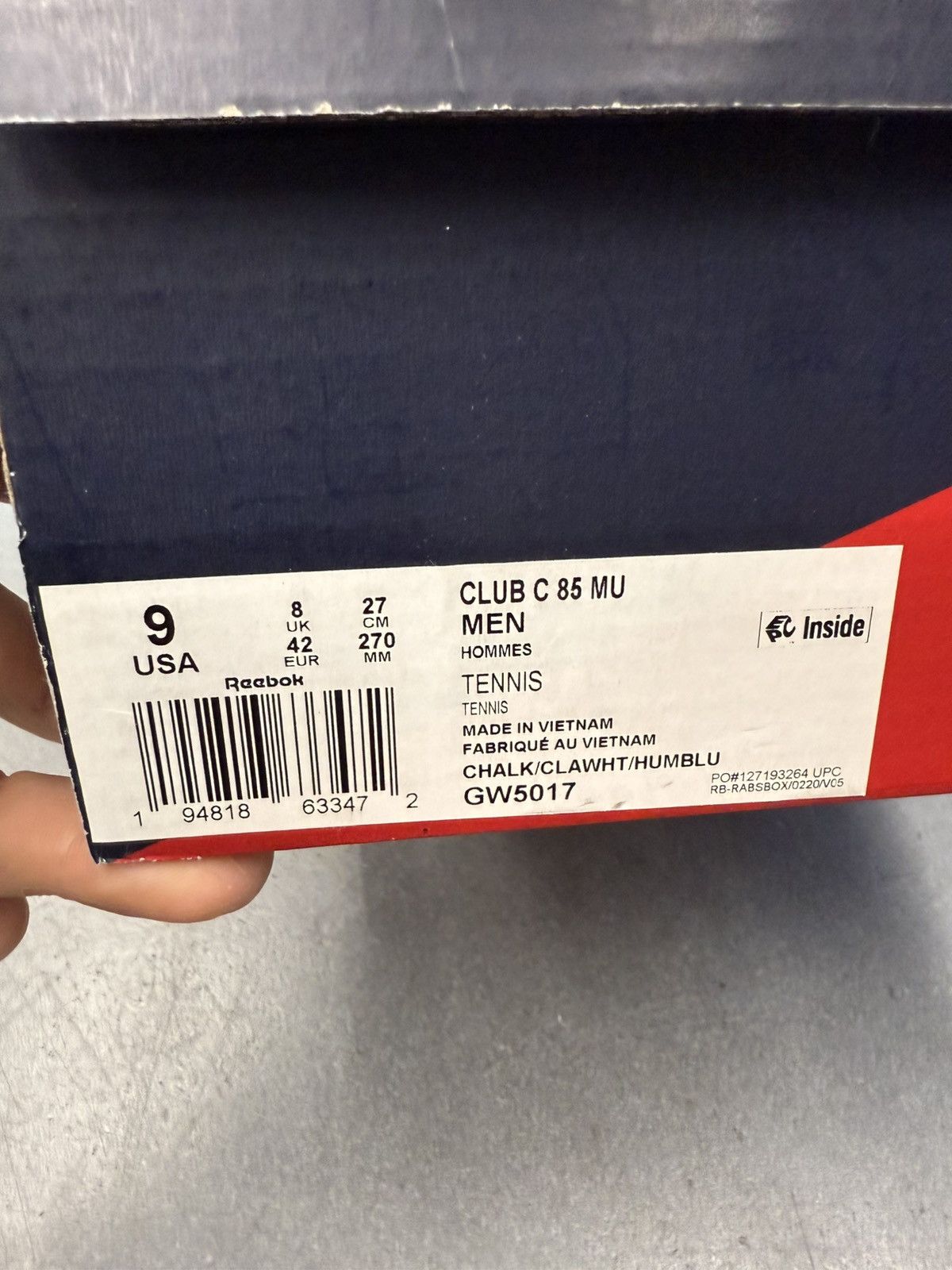 Reebok Reebok Club C 85 David Grutman Groot Promo Sample Size 9 Size US 9 / EU 42 - 13 Thumbnail