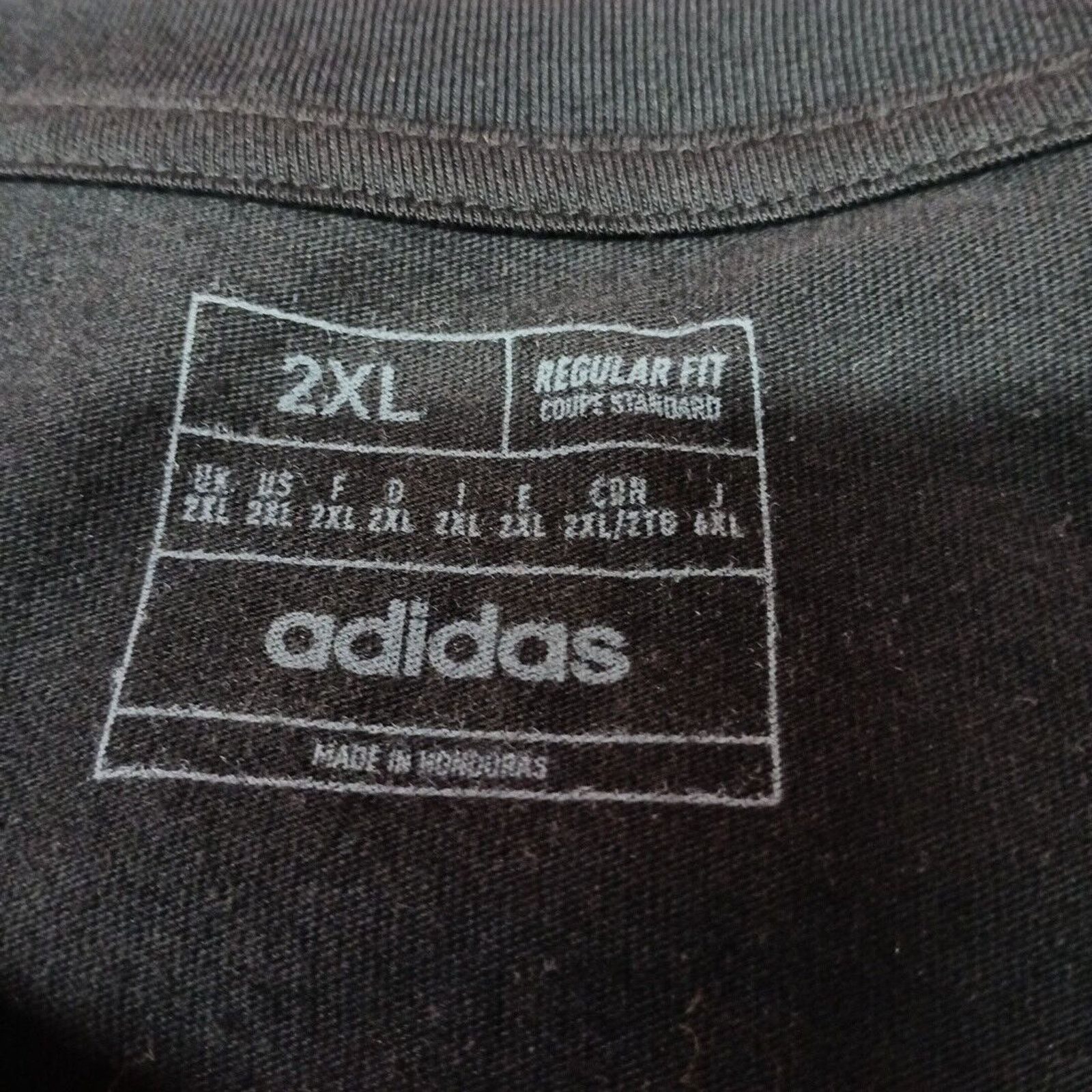 Adidas Adidas Whimsical Mens T-Shirt Multi Sport Tee Black Size 2XL Size US XXL / EU 58 / 5 - 3 Thumbnail