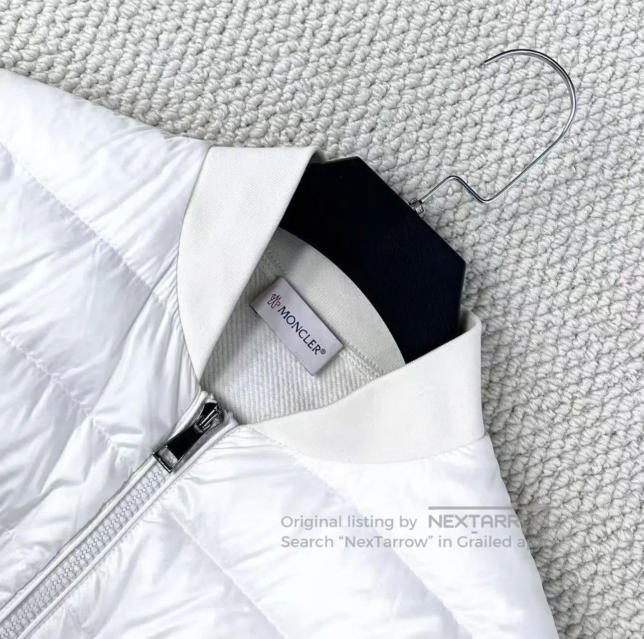 Moncler Moncler Padded Corduroy Jacket with Logo. Size M / US 6-8 / IT 42-44 - 3 Thumbnail