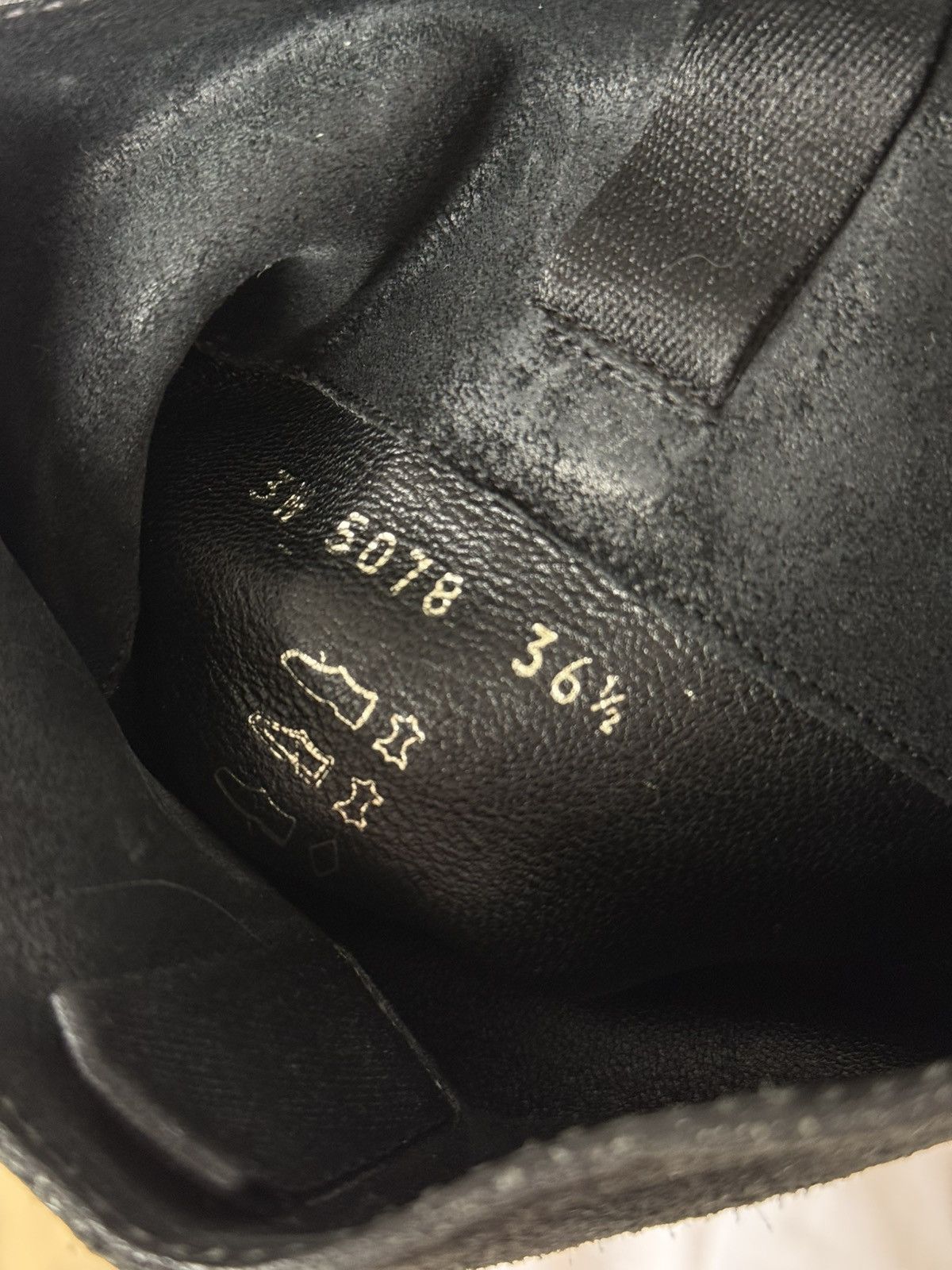 Prada RARE 🚨Prada Vintage Chunky Suede Black Biker Boots Size US 6.5 / IT 36.5 - 7 Thumbnail