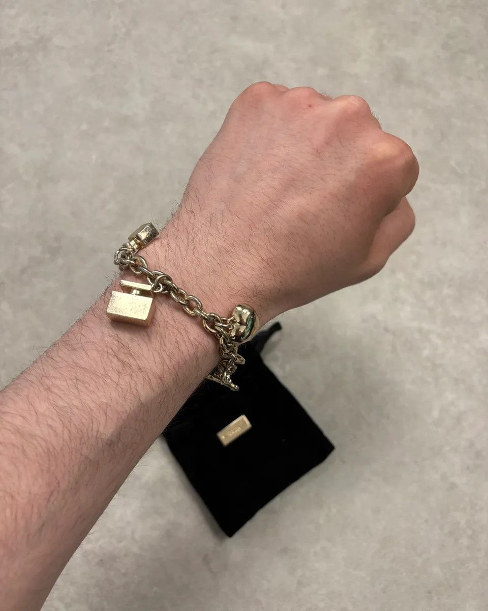 Dolce & Gabbana Dolce & Gabbana Gold Plated Charms Bracelet Size ONE SIZE - 2 Thumbnail