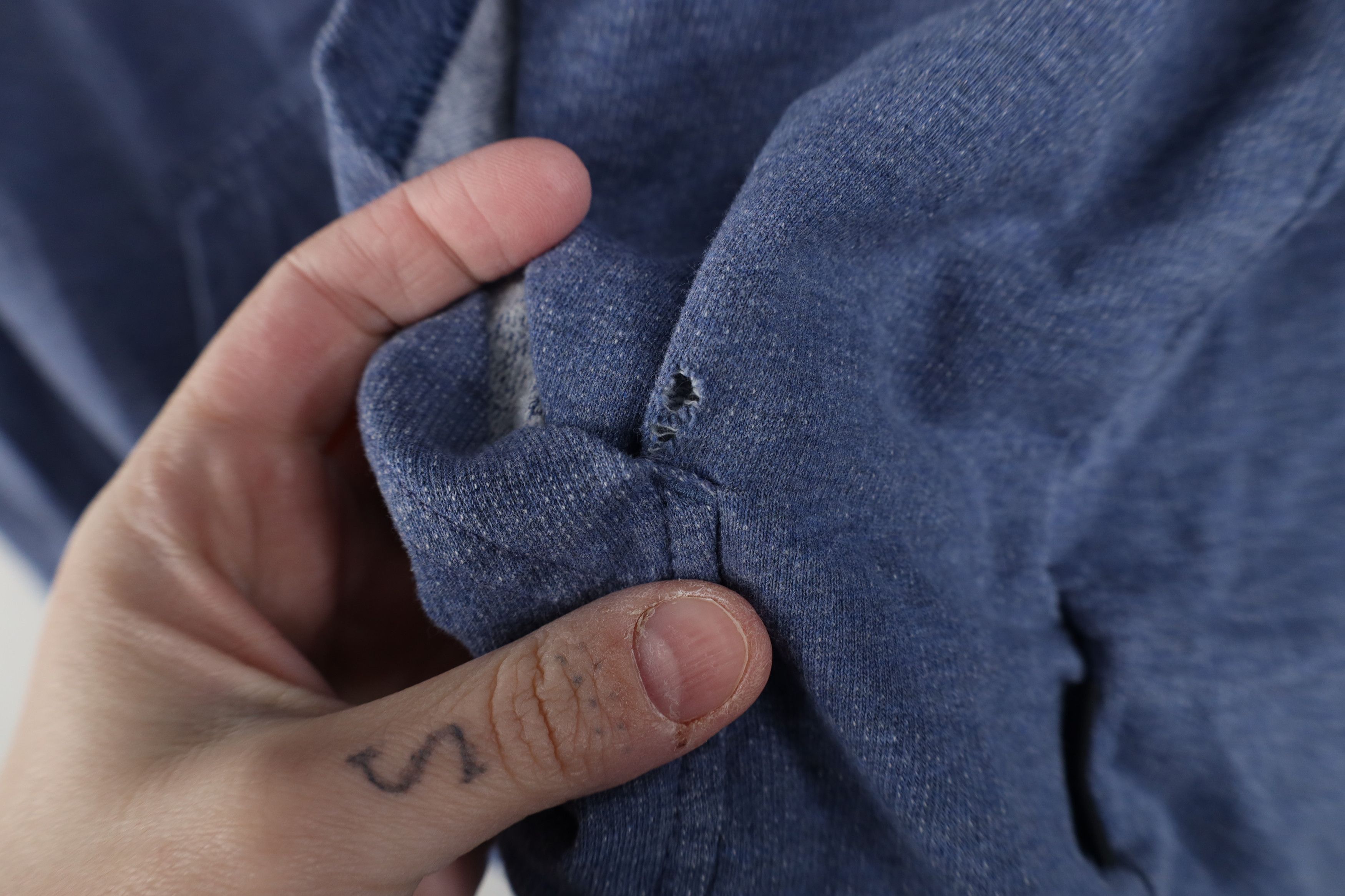 Patagonia Patagonia Cotton Retro Line Logo Hoodie Sweatshirt Blue Size US L / EU 52-54 / 3 - 6 Thumbnail