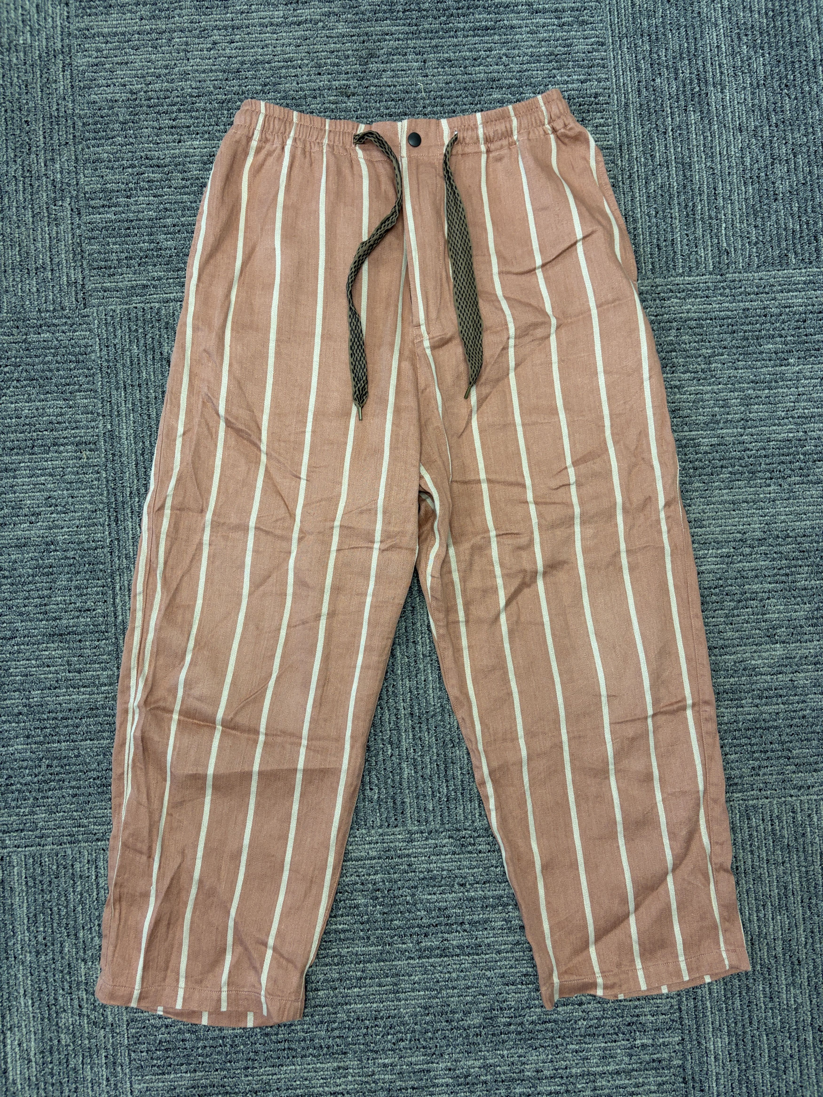 Kapital Kapital Linen Phillies Stripe Easy Pants size 4 Size US 36 / EU 52 - 1 Thumbnail