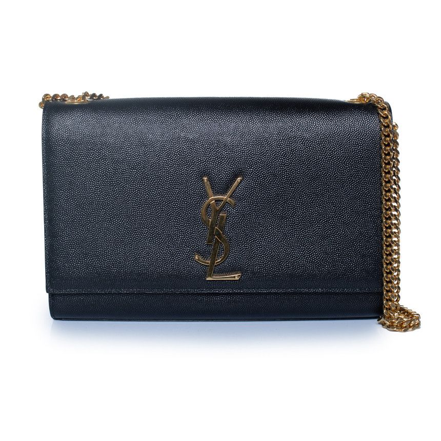 Saint Laurent Paris Saint Laurent, Medium Kate shoulder bag in black Size ONE SIZE - 2 Thumbnail
