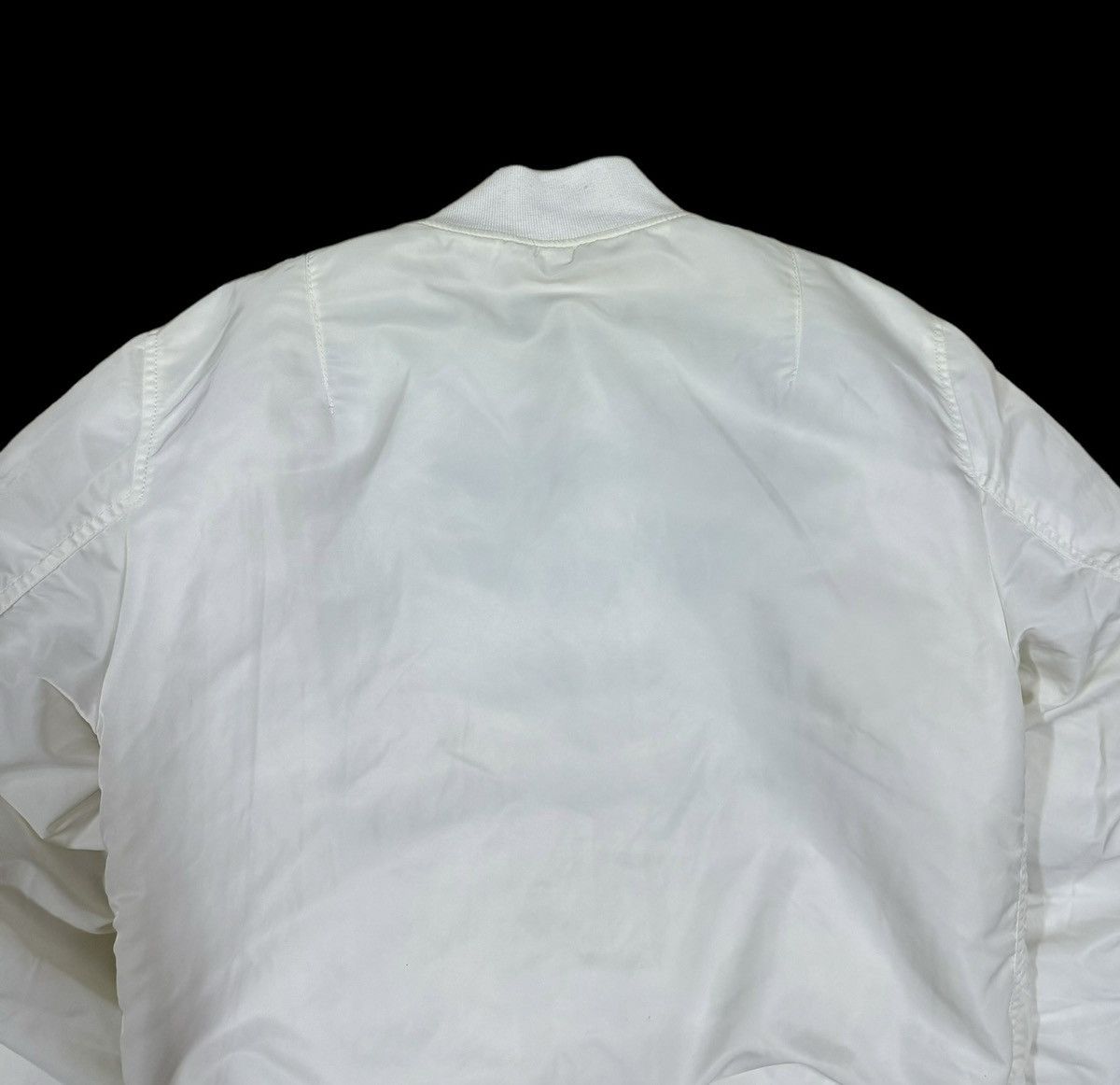 Alpha Industries Alpha Industries X Larne White Ma-1 Bomber Jacket Size US M / EU 48-50 / 2 - 12 Thumbnail