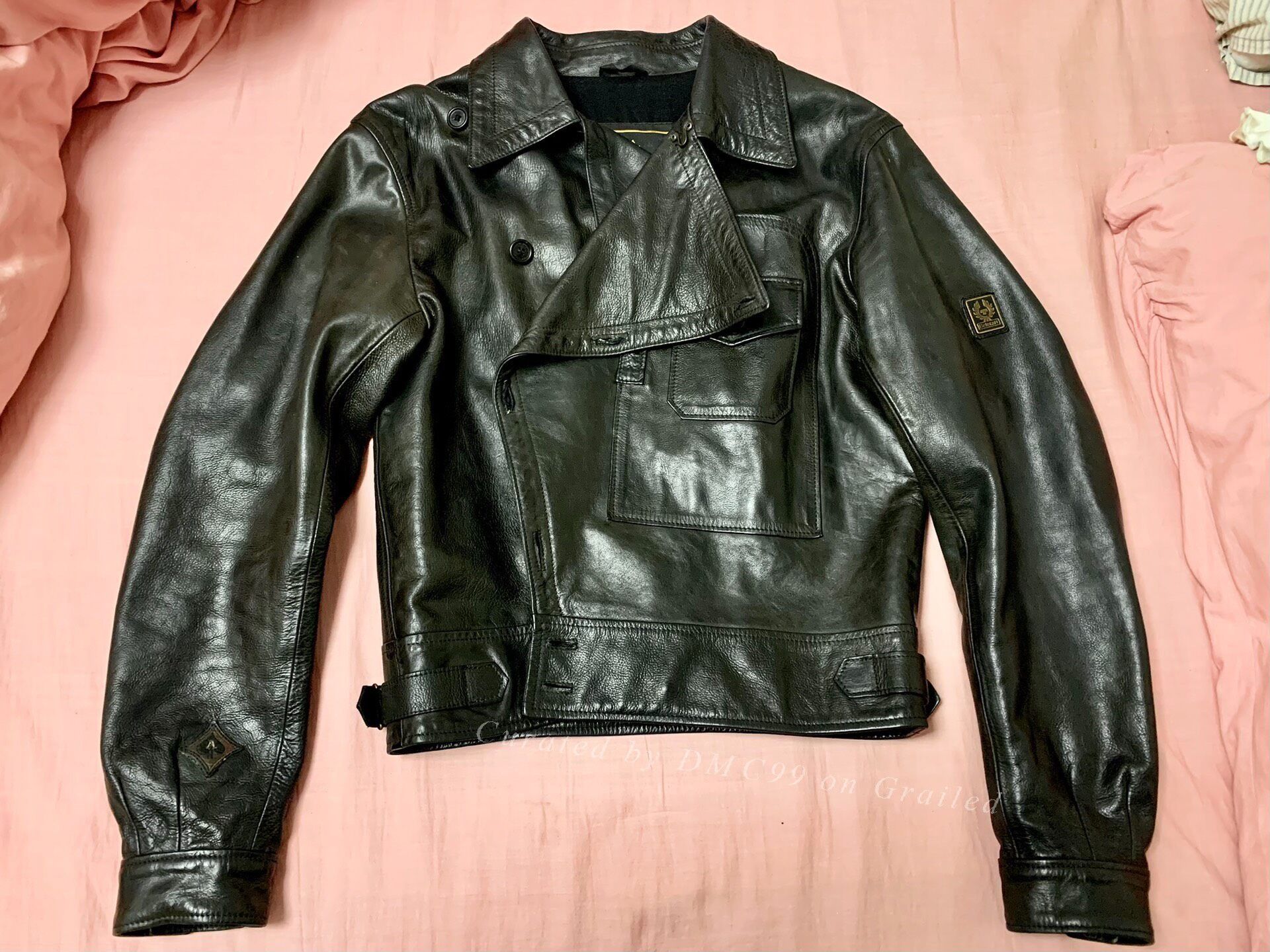 Belstaff Belstaff Men's The Aviator Leather Flight Jacket Size US M / EU 48-50 / 2 - 1 Thumbnail