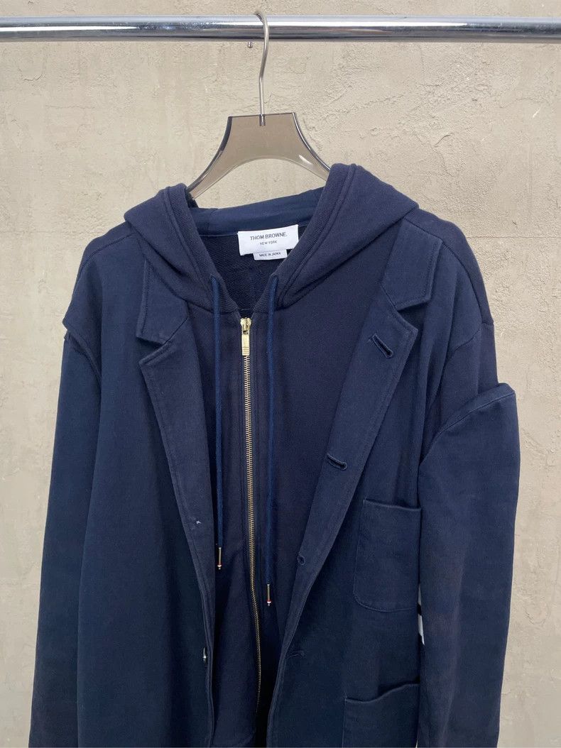 Thom Browne Thom Browne Fake two suit zipper coats Size US L / EU 52-54 / 3 - 3 Thumbnail