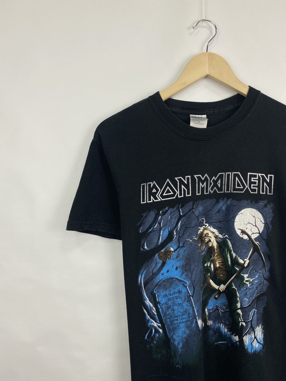 Iron Maiden 🇺🇸 ☠️ Vintage Y2K Iron Maiden Death Skull skeleton rare retro Size US M / EU 48-50 / 2 - 2 Thumbnail