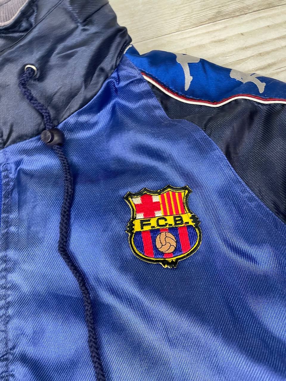 Kappa Vintage Kappa Barcelona 1996-97 Football Track Jacket Size US XL / EU 56 / 4 - 7 Thumbnail