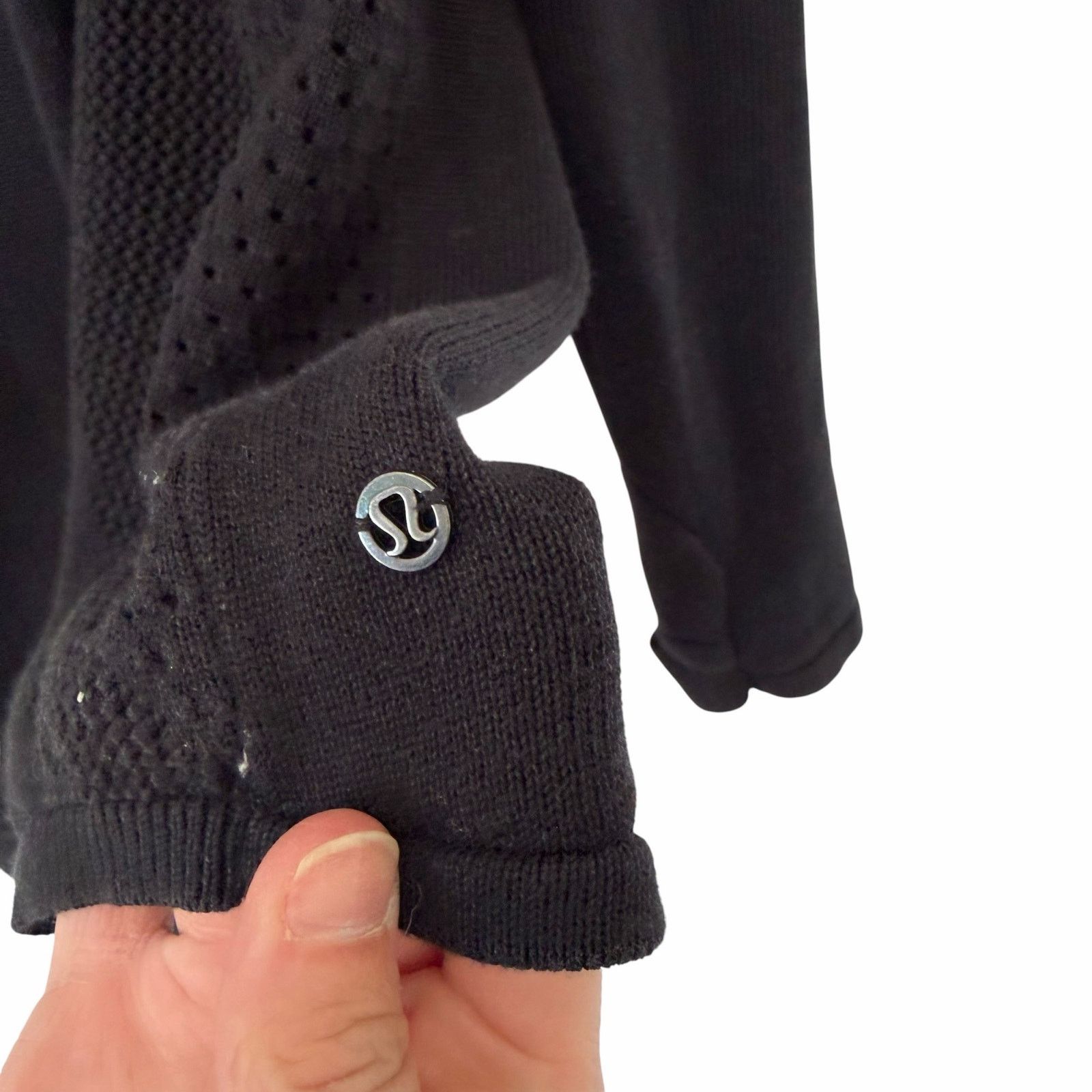 Lululemon Lululemon Black Still Movement Sweater Sz M Size M / US 6-8 / IT 42-44 - 3 Thumbnail