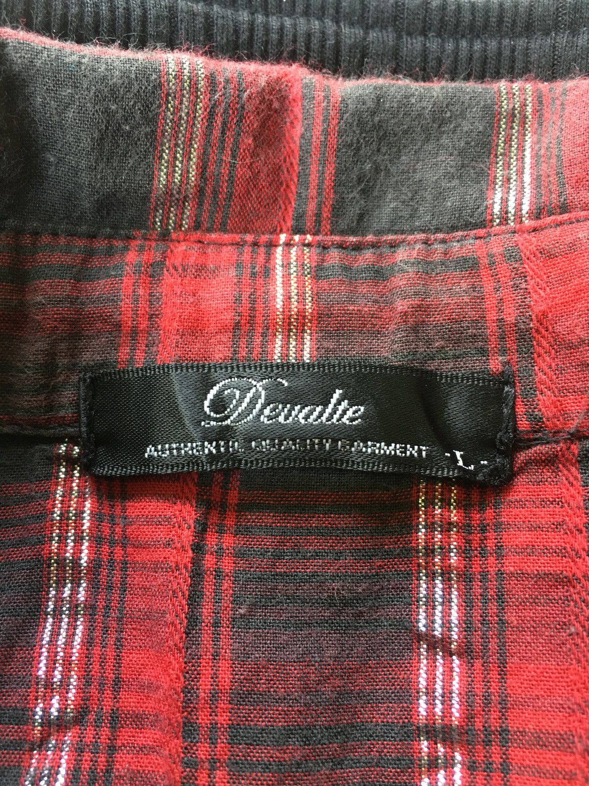Japanese Brand 2000s Devalte Poem Double Neck Longsleeve Size US L / EU 52-54 / 3 - 4 Thumbnail
