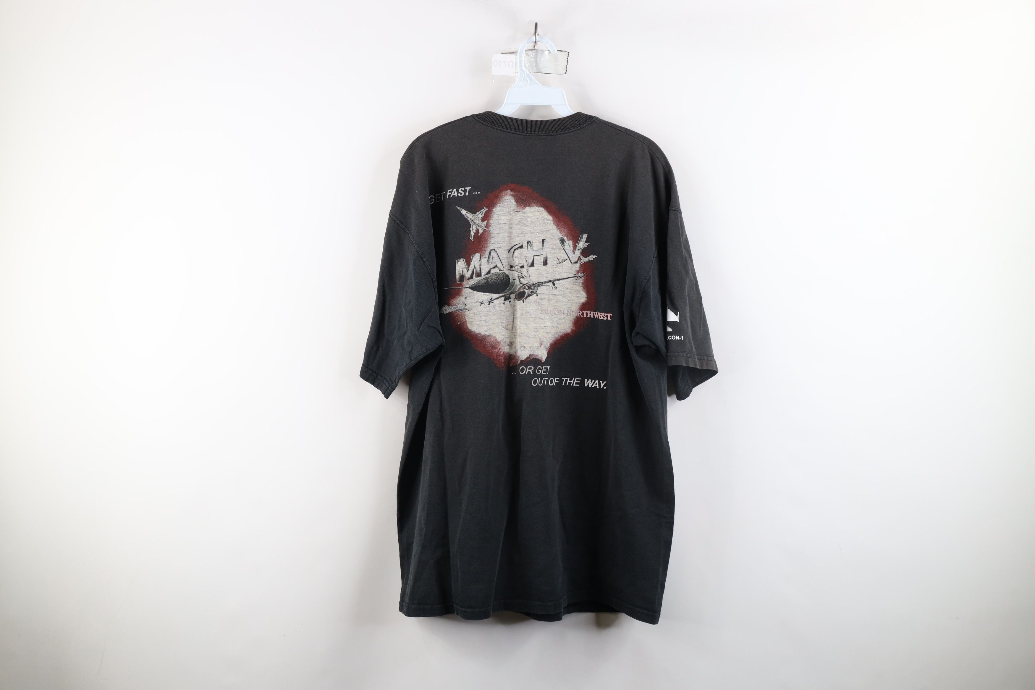 Vintage Vintage 90s Northwest Computer Systems Mach V Jet T-Shirt Size US XL / EU 56 / 4 - 12 Thumbnail
