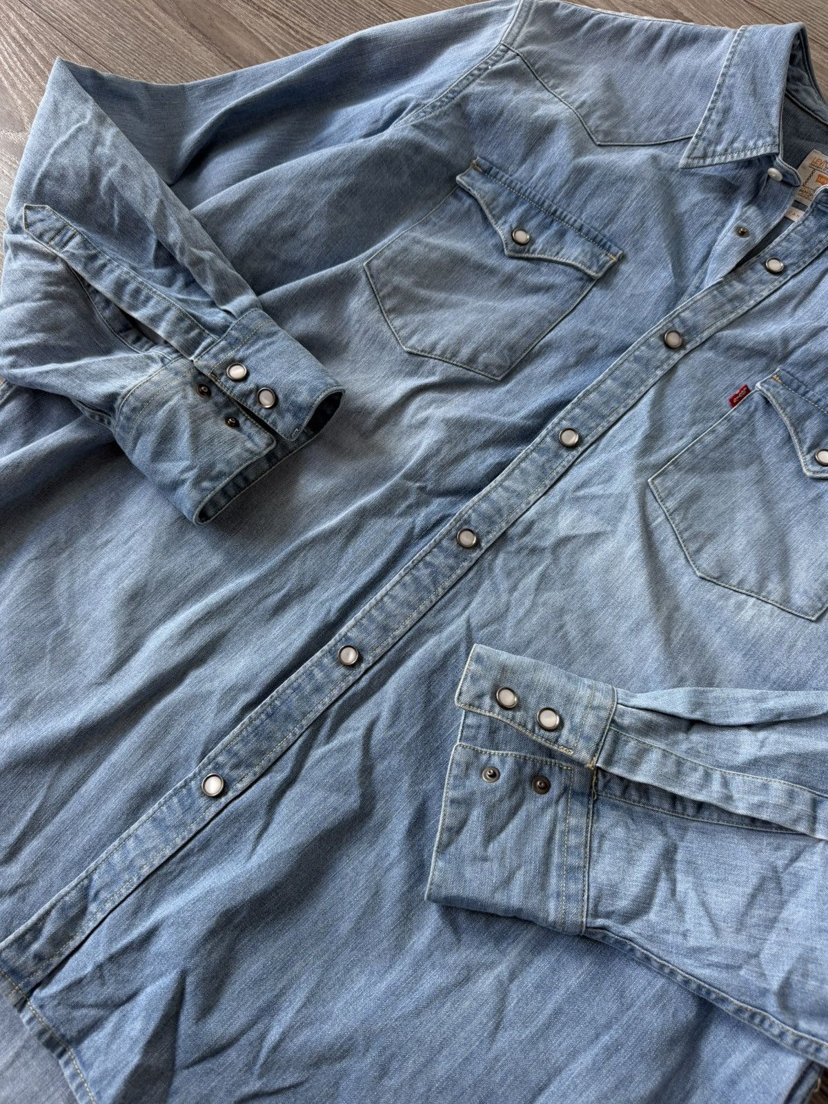 Levi's Levi’s Barstow Western Standard Cowboy Jacket Shirt Size US XL / EU 56 / 4 - 11 Thumbnail