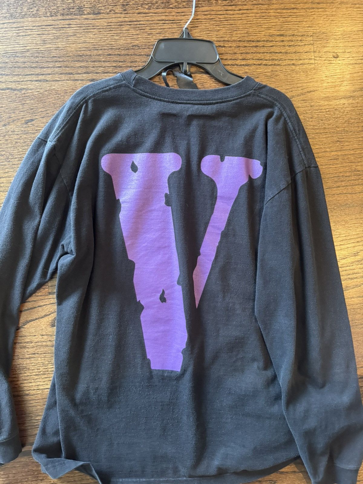 Vlone Rare VLONE Purple V Long Sleeve Tee Size US L / EU 52-54 / 3 - 3 Thumbnail