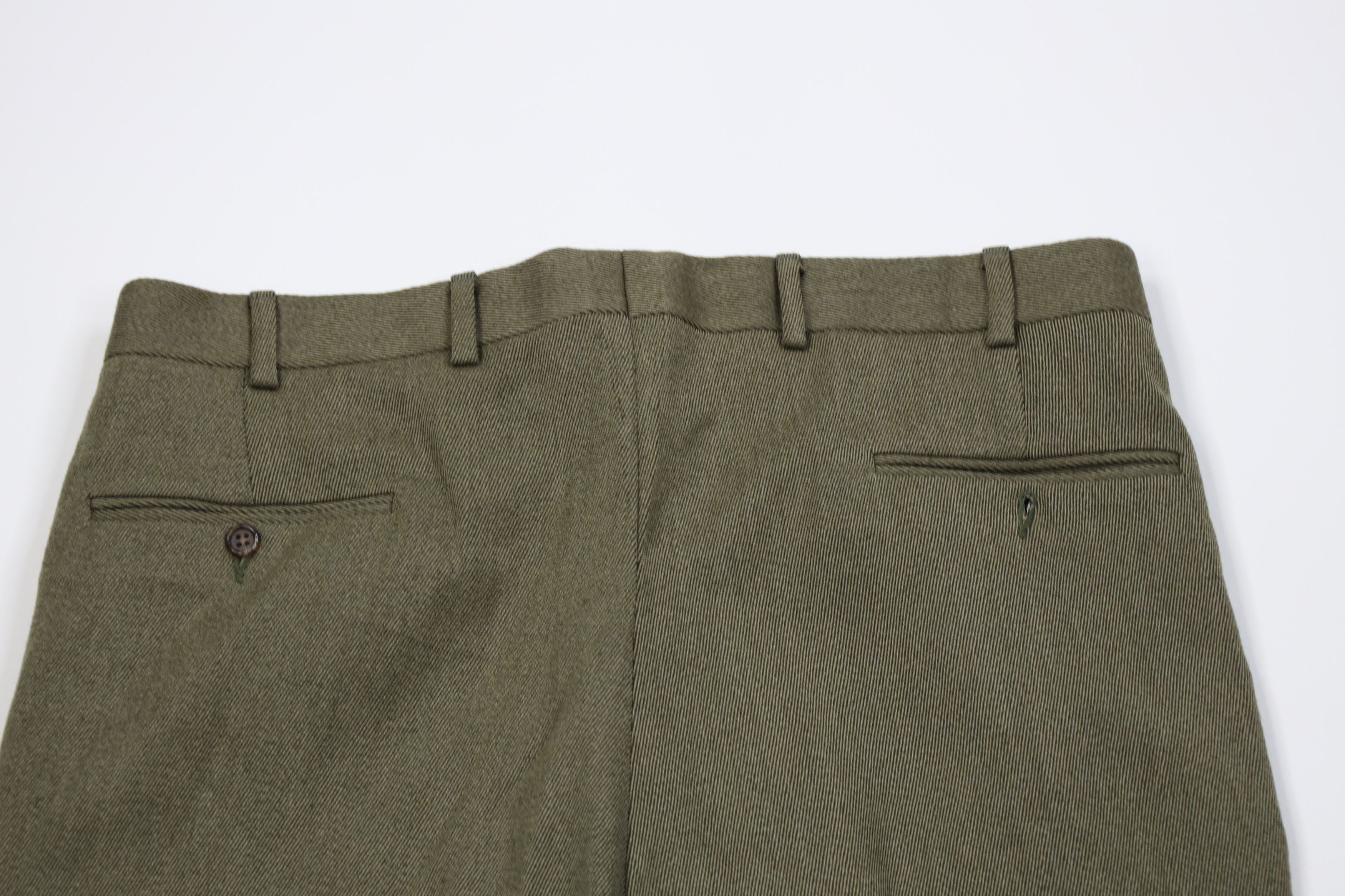Vintage Vintage 70s Streetwear Wool Whipcord Chino Pants USA Size US 36 / EU 52 - 13 Thumbnail