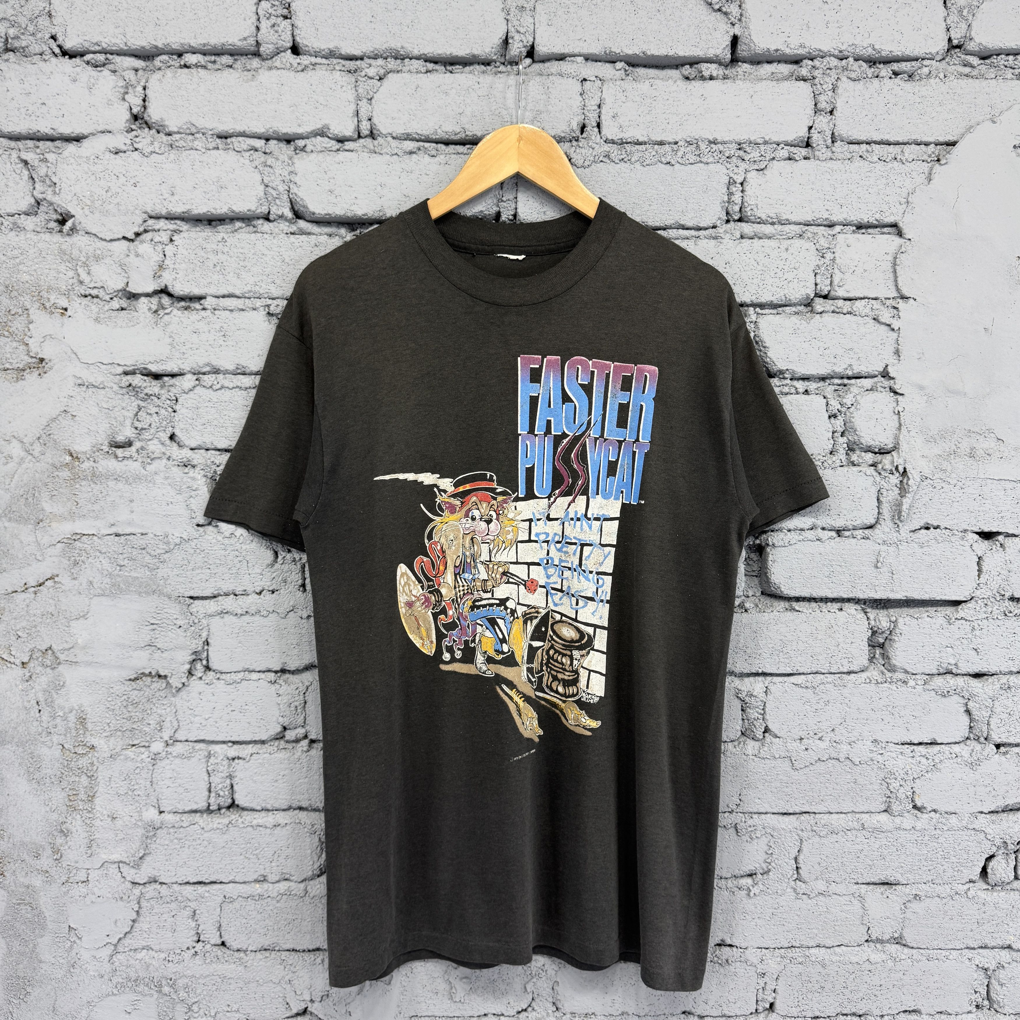 Vintage Rare Vintage Faster Pussycat Band Tshirt Size US M / EU 48-50 / 2 - 1 Thumbnail