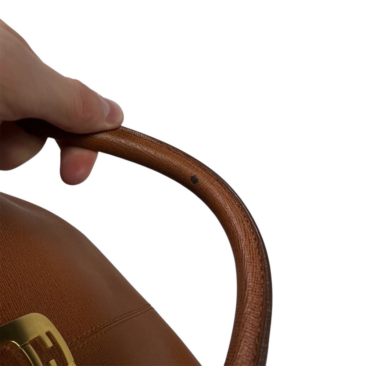 Fendi × Leather Fendi Brown Leather Chameleon Shopping Tote Bag Luxury Size ONE SIZE - 17 Thumbnail