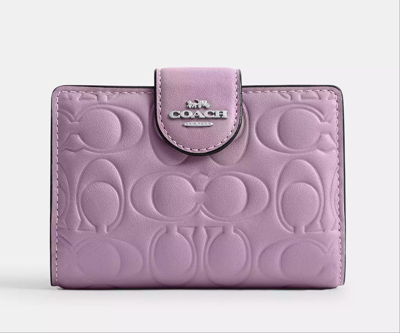 Coach Medium Corner Zip Wallet In Signature Leather CZ341 Size ONE SIZE - 8 Thumbnail