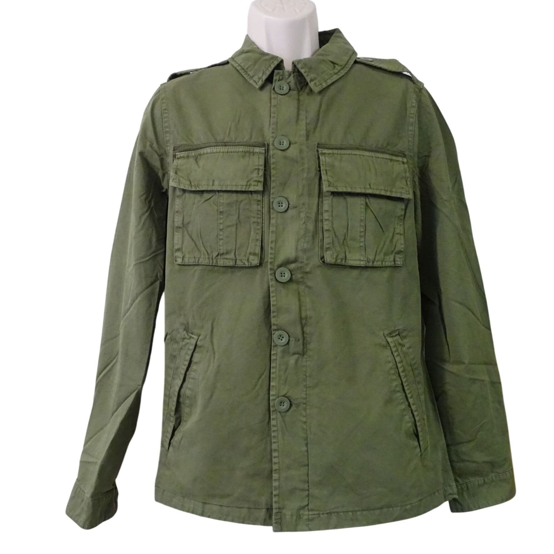 Other Indigo Star Military Field Jacket Olive Green Men Size S Size US S / EU 44-46 / 1 - 1 Thumbnail
