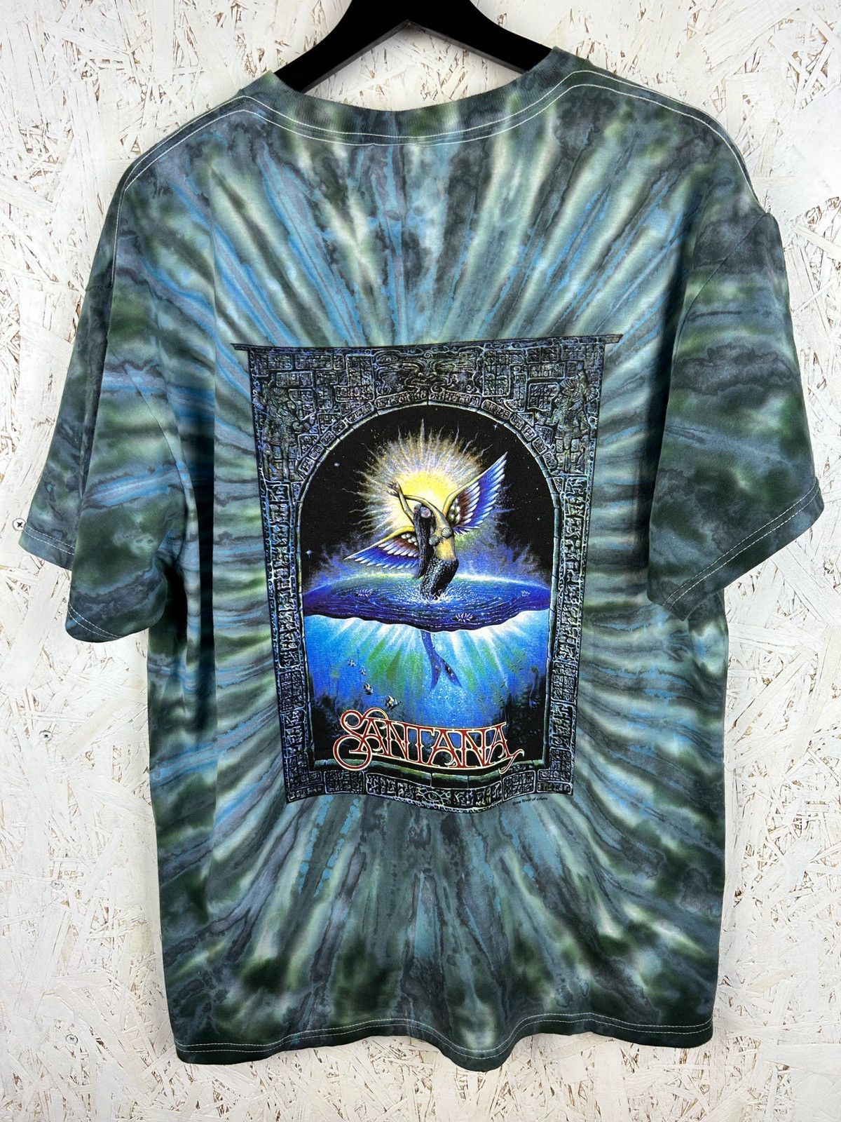 Band Tees Carlos Santana Let The Music Set You Free Allover Print Tee Size US L / EU 52-54 / 3 - 5 Thumbnail