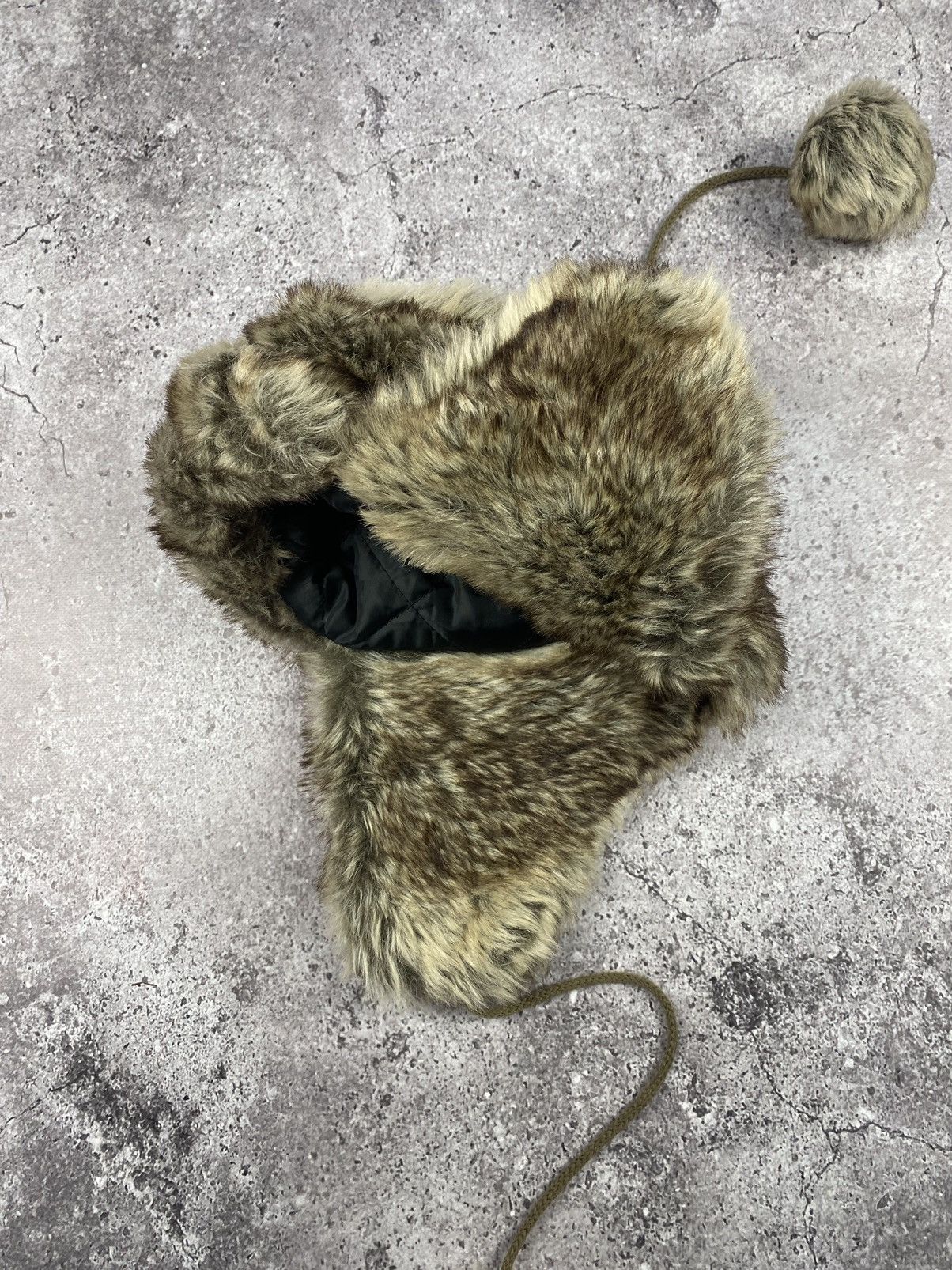 Hysteric Glamour × Japanese Brand × Vintage Amazing Faux Fur Y2K Ushanka Hat (Trapper Hat) Size ONE SIZE - 3 Thumbnail