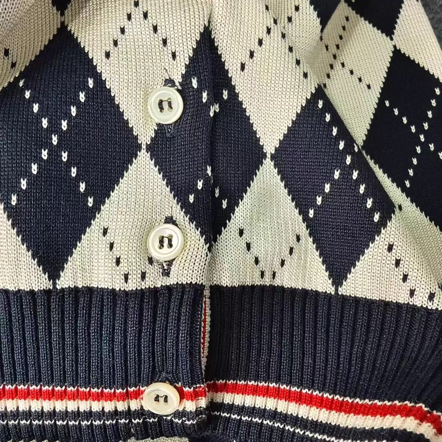 Thom Browne THOM BROWNE Plaid Short Sleeve Polo Shirt Size 2 New Size US M / EU 48-50 / 2 - 5 Thumbnail