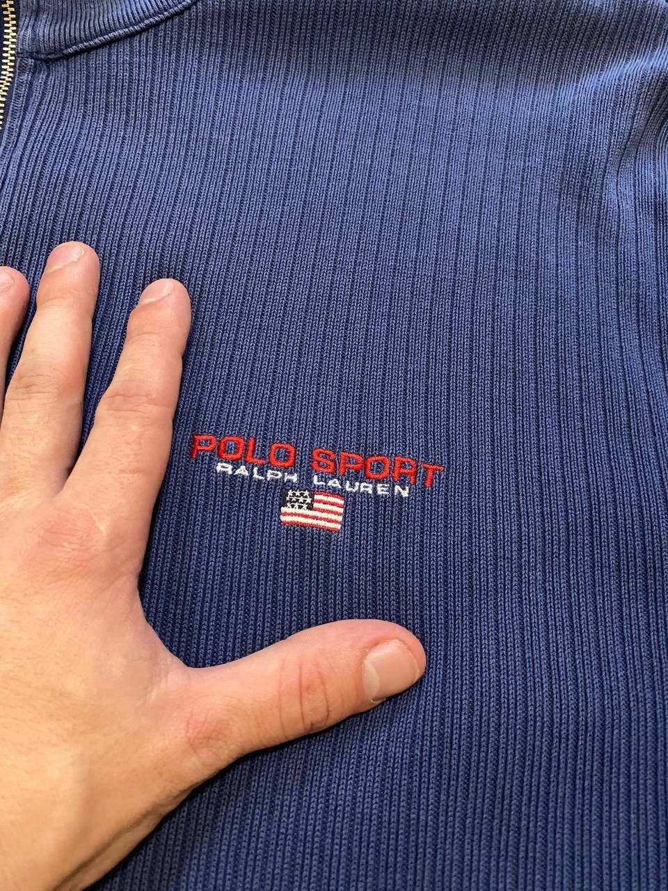 Polo Ralph Lauren Vintage Polo Ralph Lauren Mens Quarter Zip Sweater Size US L / EU 52-54 / 3 - 8 Thumbnail