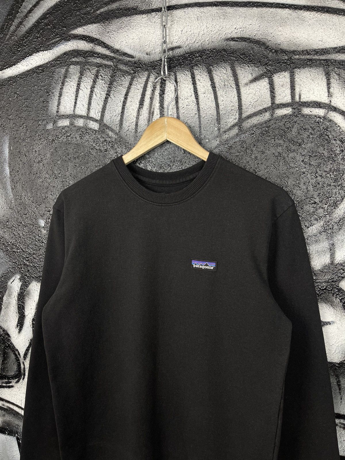 Patagonia Patagonia Regular Fit Black Organic Cotton Sweatshirt Men’s Size US S / EU 44-46 / 1 - 3 Thumbnail