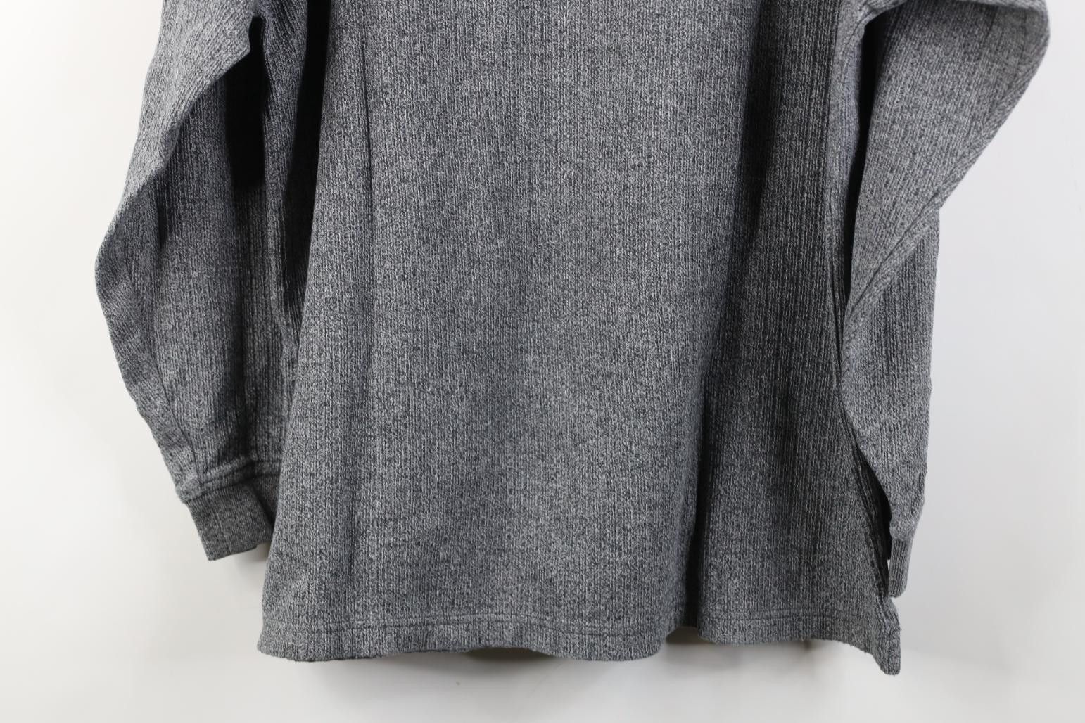 Vintage Vintage 90s Streetwear Cotton Ribbed Knit Henley T-Shirt Size US M / EU 48-50 / 2 - 9 Thumbnail