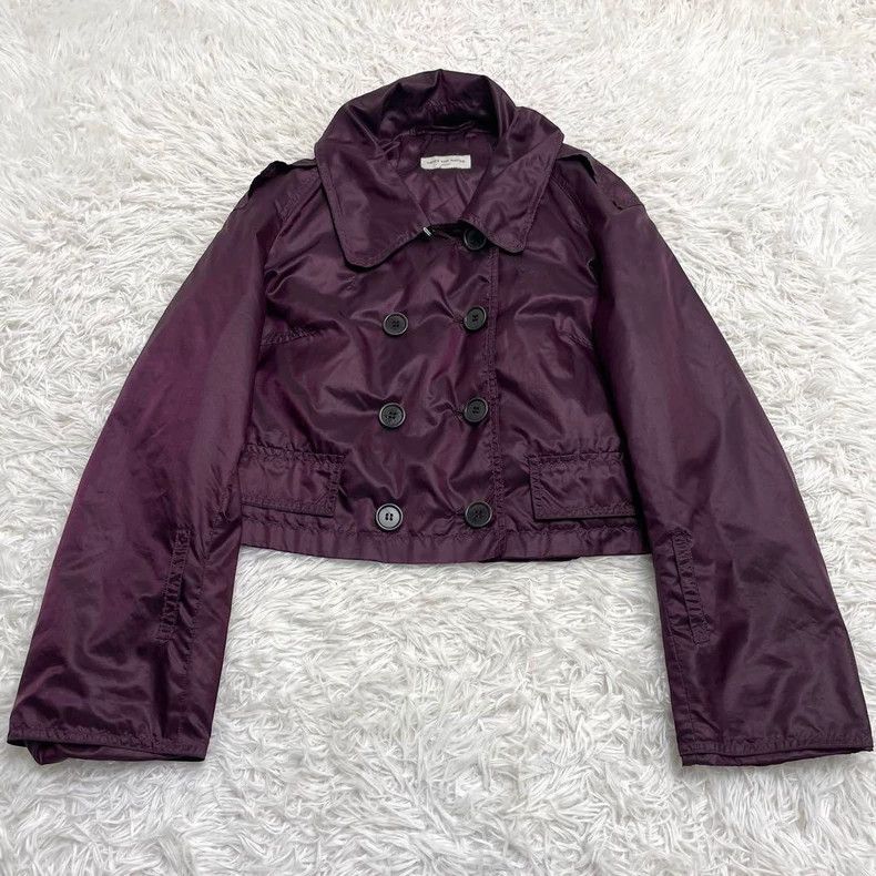 Dries Van Noten Dries Van Noten Brown double-breasted short coat Size M / US 6-8 / IT 42-44 - 1 Thumbnail