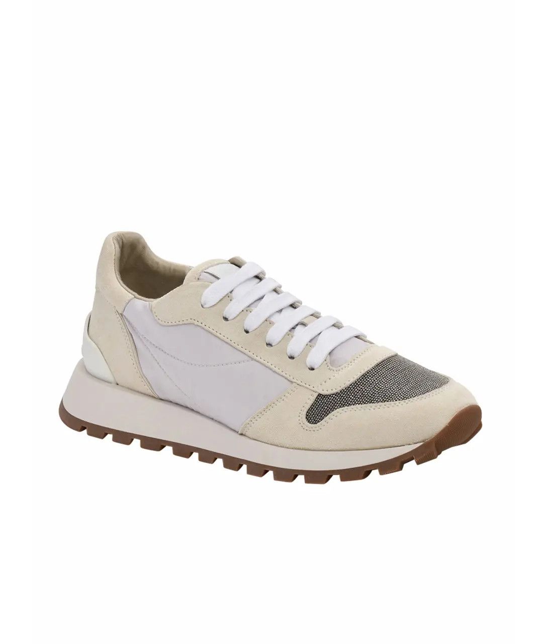 image of Brunello Cucinelli O1W1Db10524 Sneakers In White, Women's (Size 11)