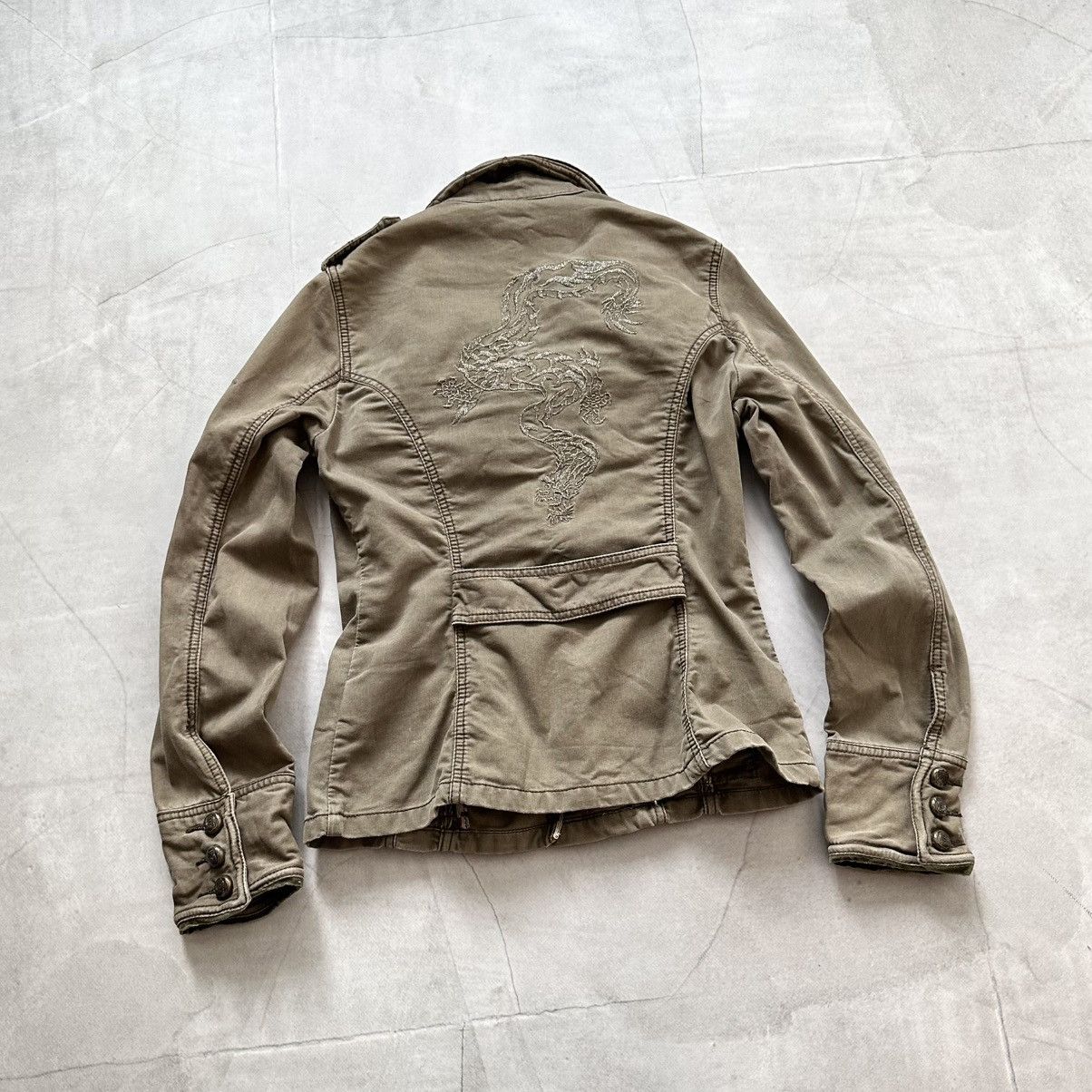 Hysteric Glamour × Undercover 00s Napoleon Military Multipocket Jacket LGB YSL PPFM Vibe Size S / US 4 / IT 40 - 3 Thumbnail