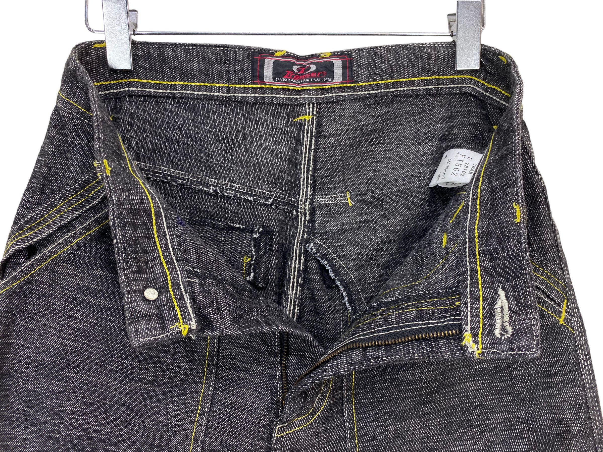 Japanese Brand Transer Carpenter Jeans Transer Hip Hop Skateboards Jeans Size US 29 - 10 Thumbnail